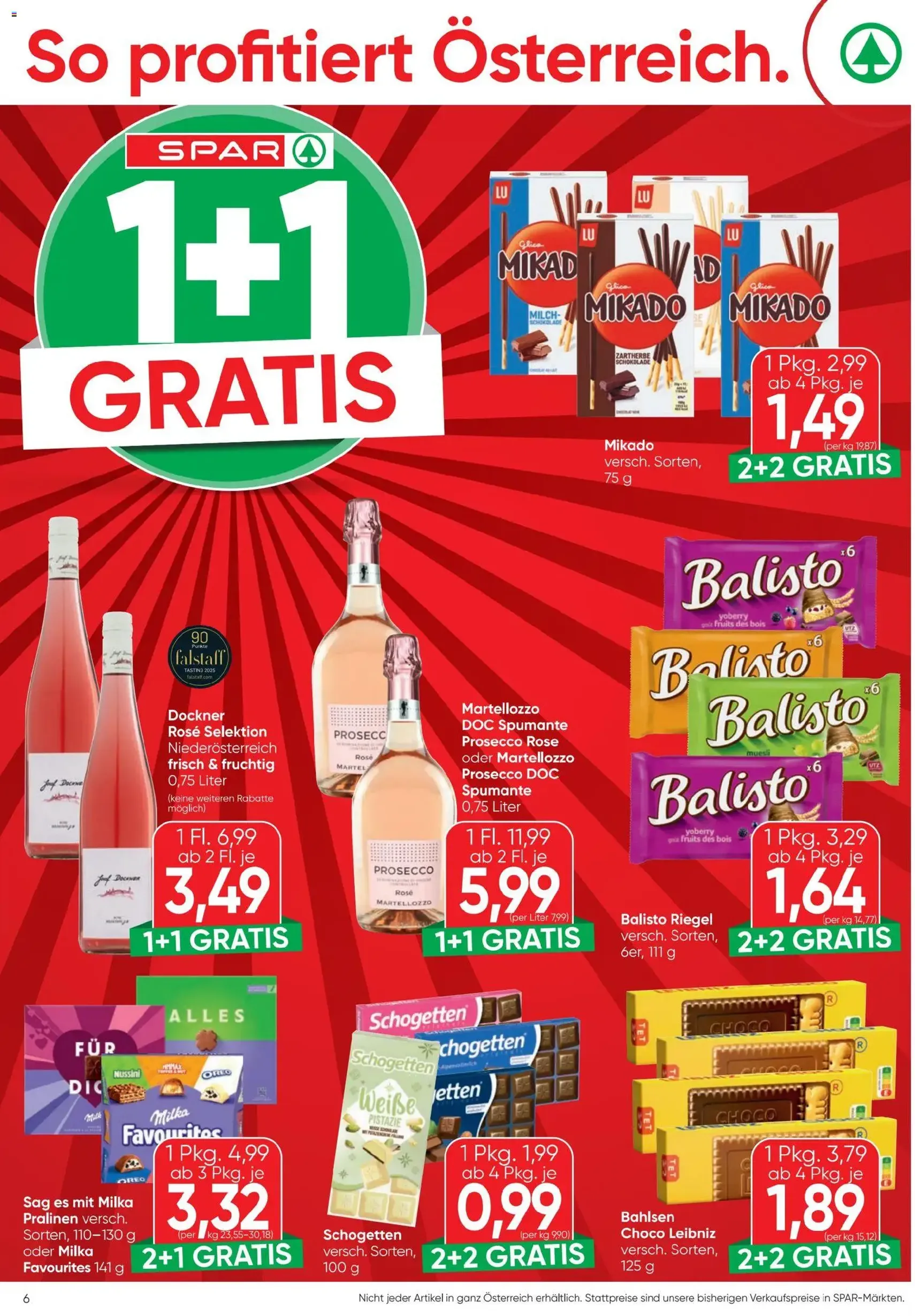 Spar Flugblatt - Gültiger Prospekt ab 03.06.2026, Seite 6 von insgesamt 20