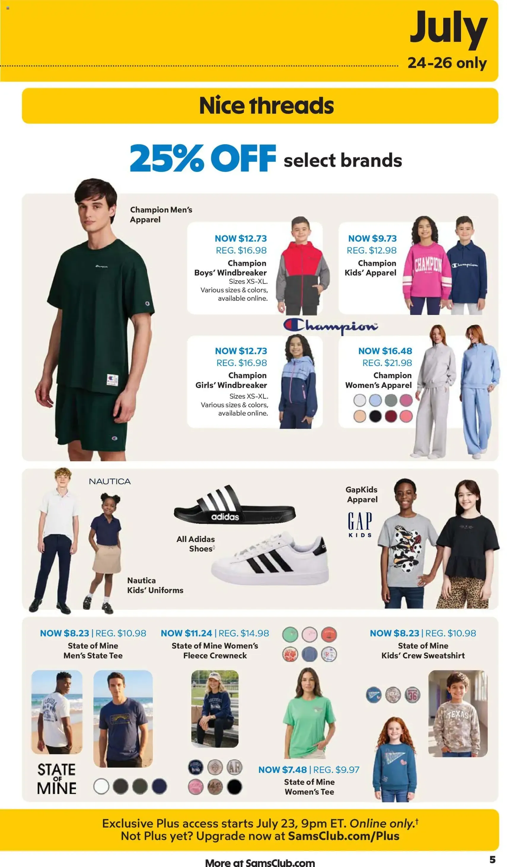 Sam's Club Instant Savings Book July 2026 - valid flyer from 07/22/2026, page 5 of 44