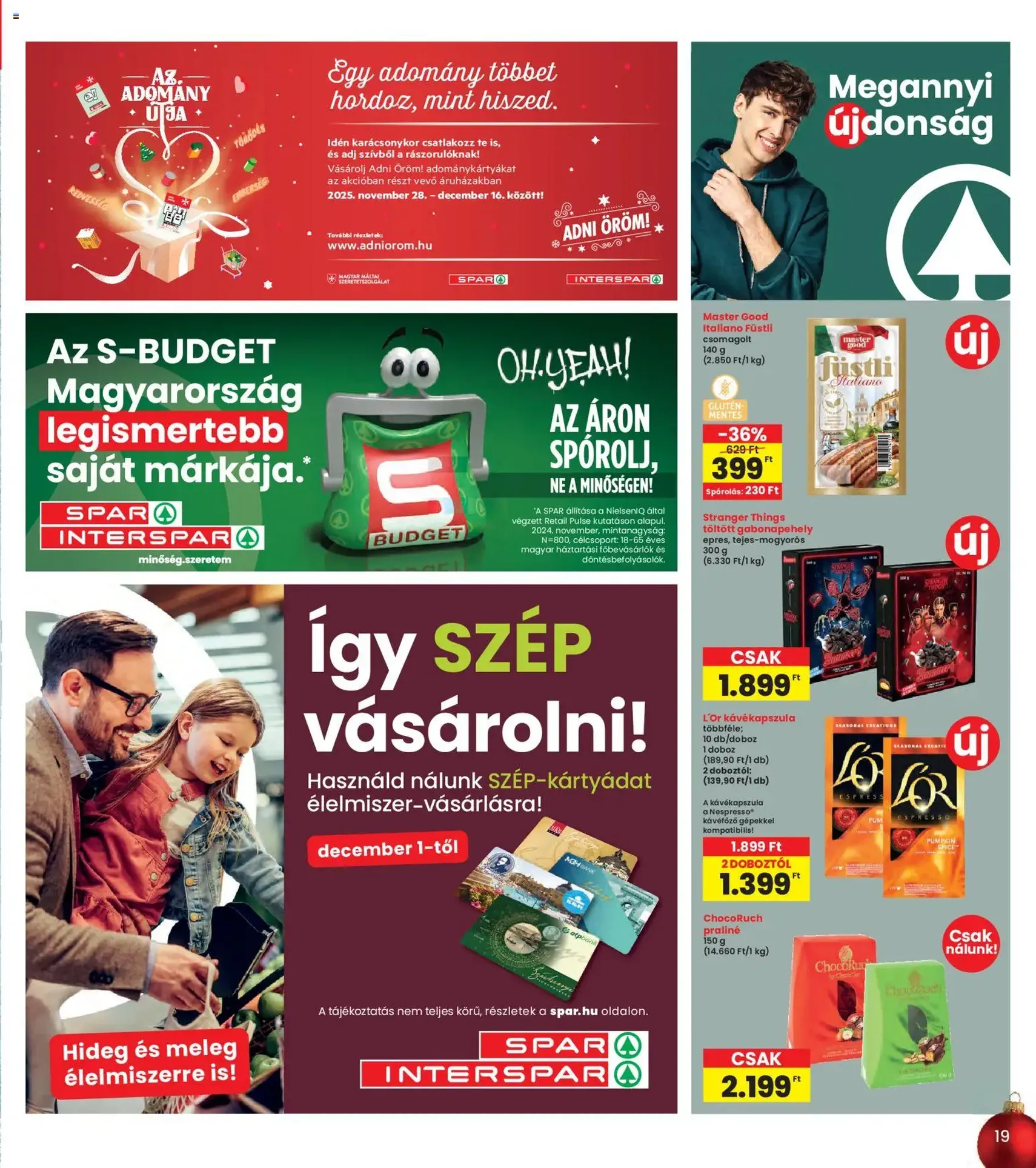 Interspar Akciós újság - 2025.11.27. érvényes szórólap 19 oldal 20 oldalból
