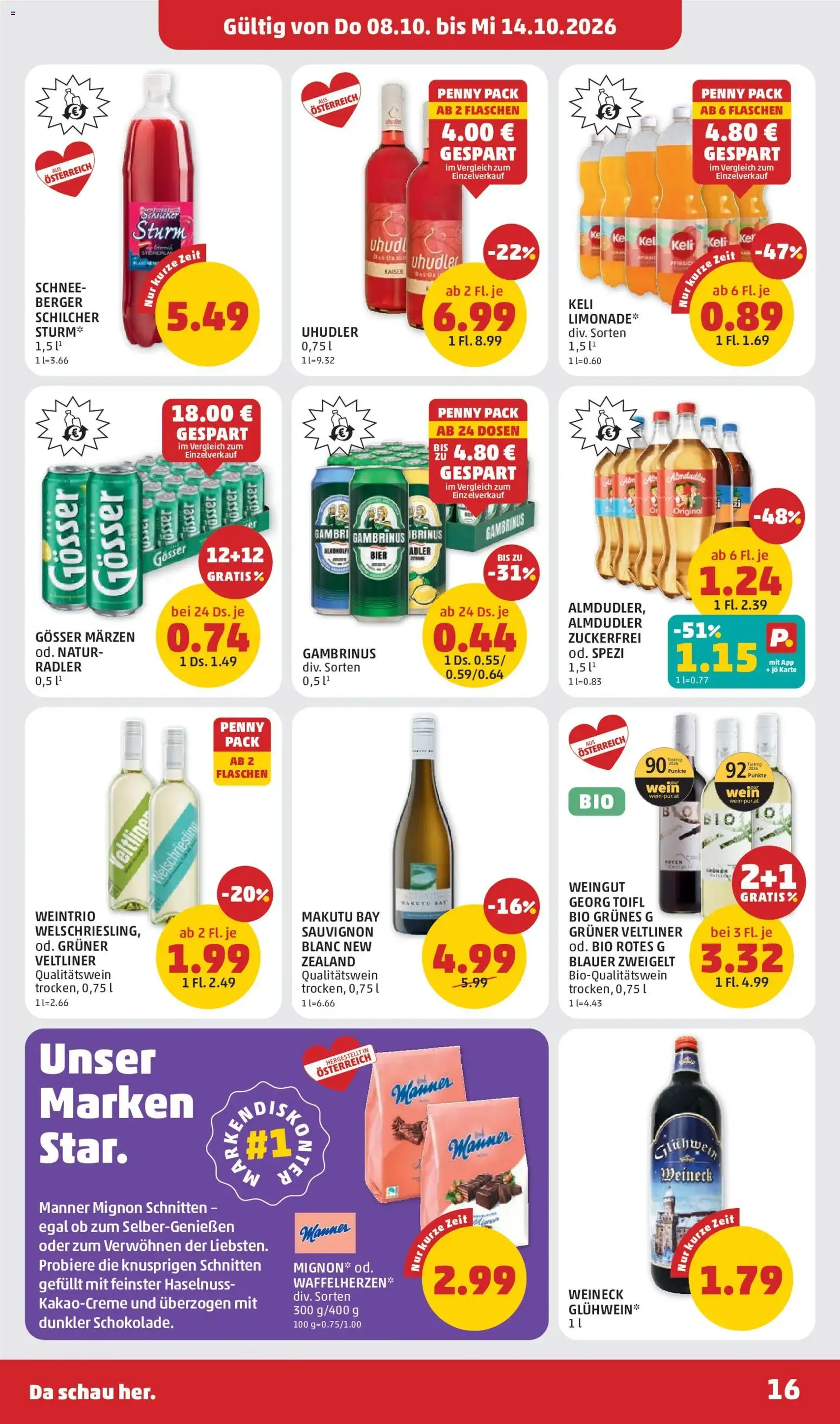Penny Markt Flugblatt - Gültiger Prospekt ab 04.10.2026, Seite 16 von insgesamt 32
