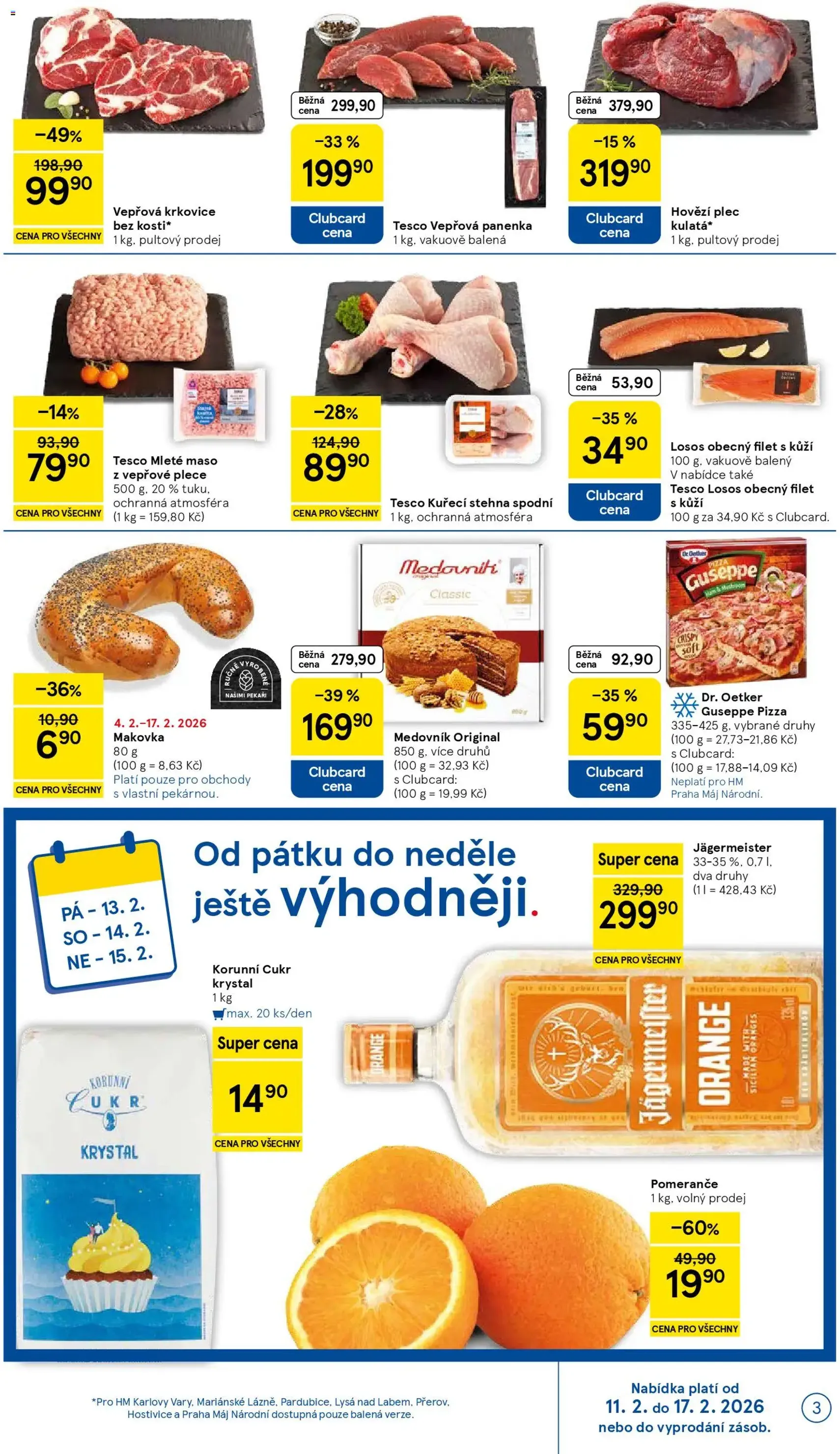 Tesco leták - Hypermarket - platný leták od 11.02.2026 strana 3 z 31