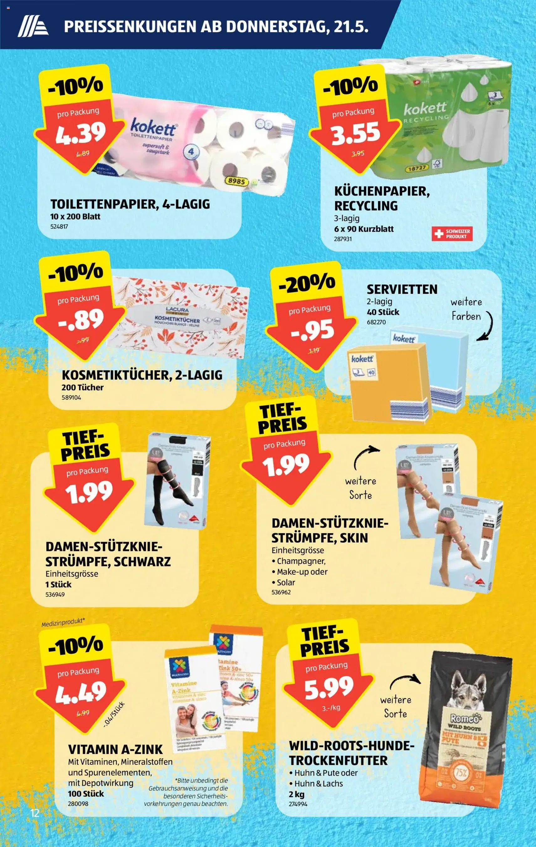 Aldi aktionen - Gültiger Prospekt ab 21.05.2026, Seite 12 von insgesamt 39