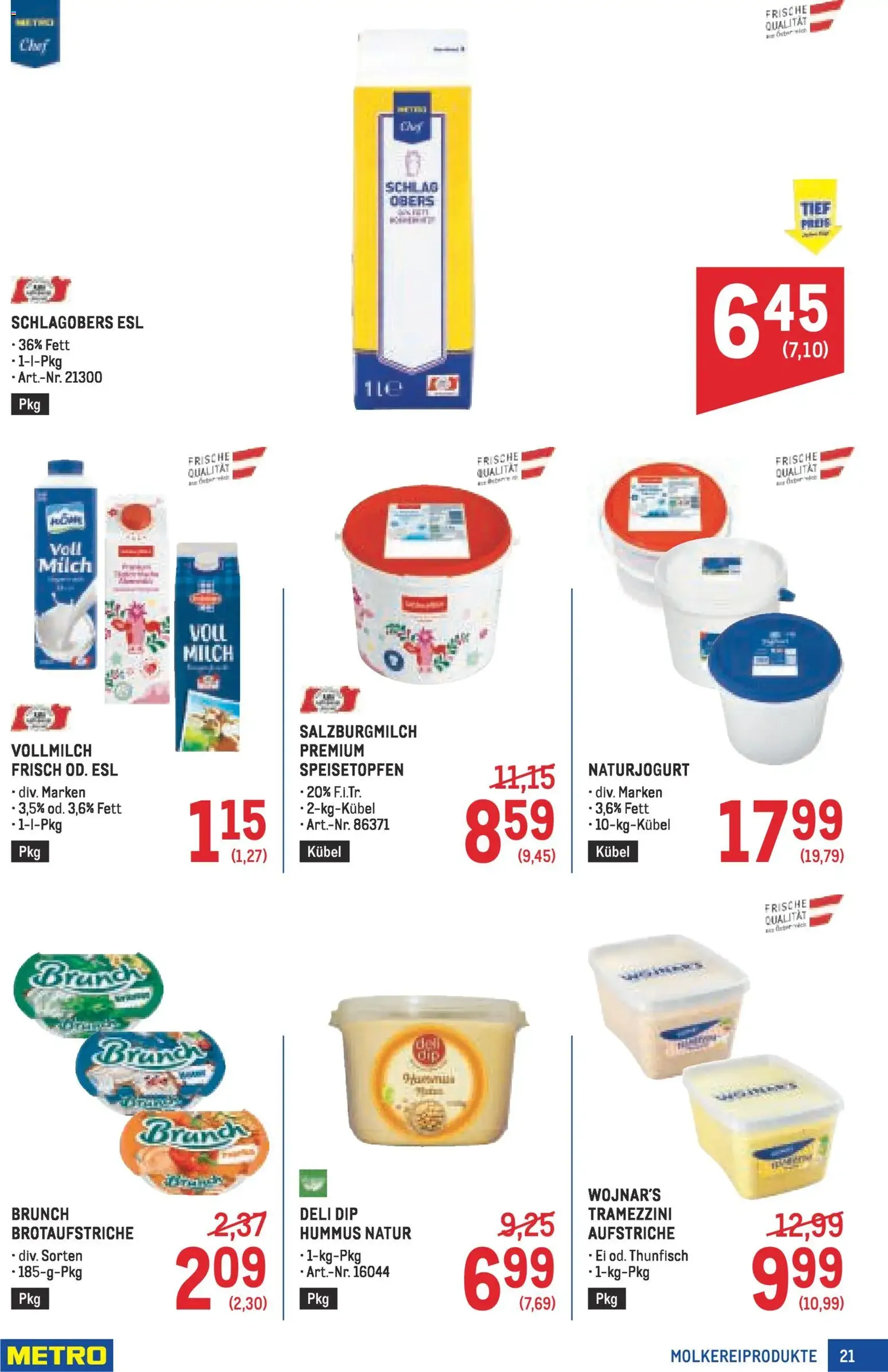 Metro Profi - Gültiger Prospekt ab 22.01.2026, Seite 21 von insgesamt 64