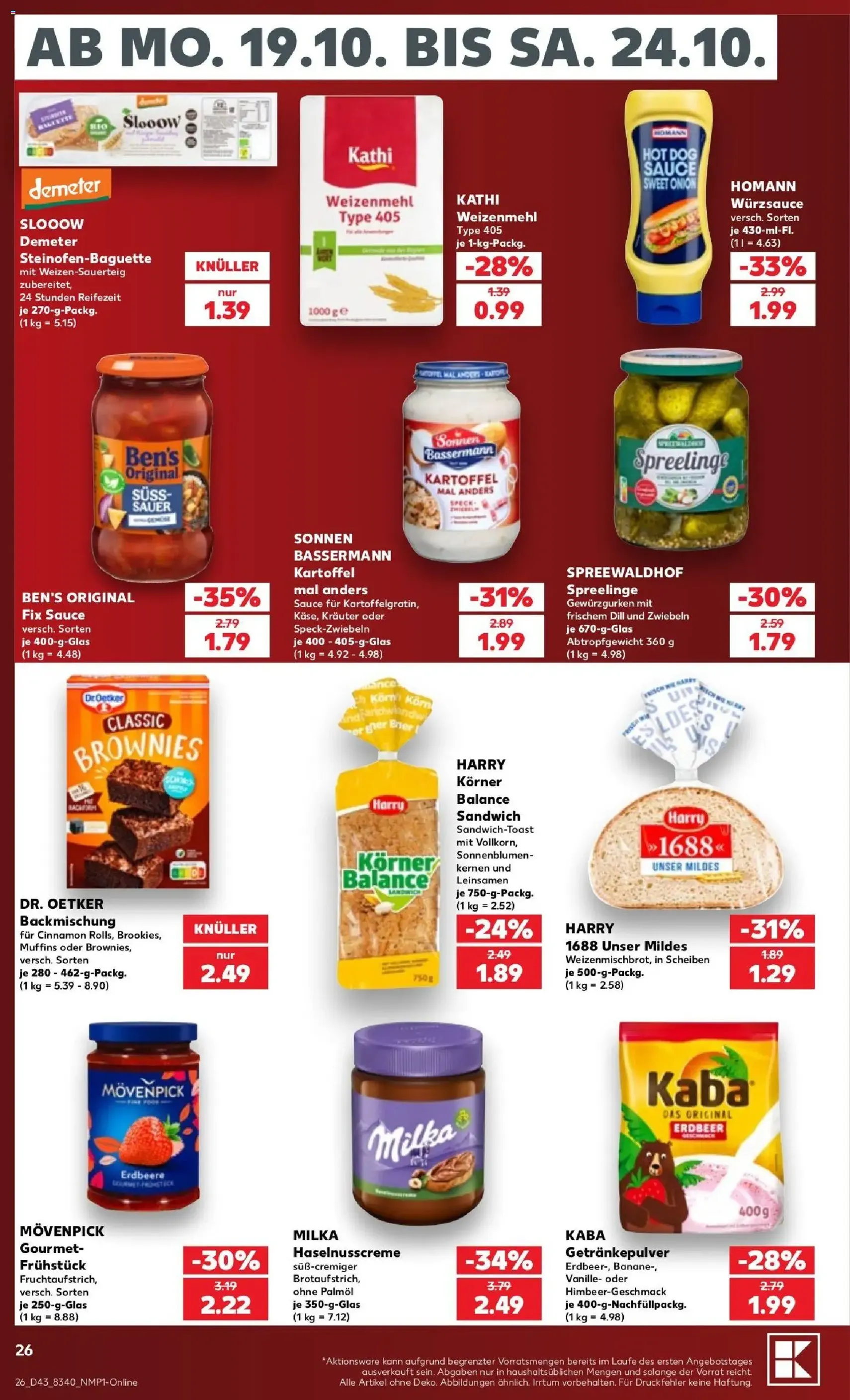 Kaufland Prospekt - Gültiger Prospekt ab 19.10.2026, Seite 26 von insgesamt 68