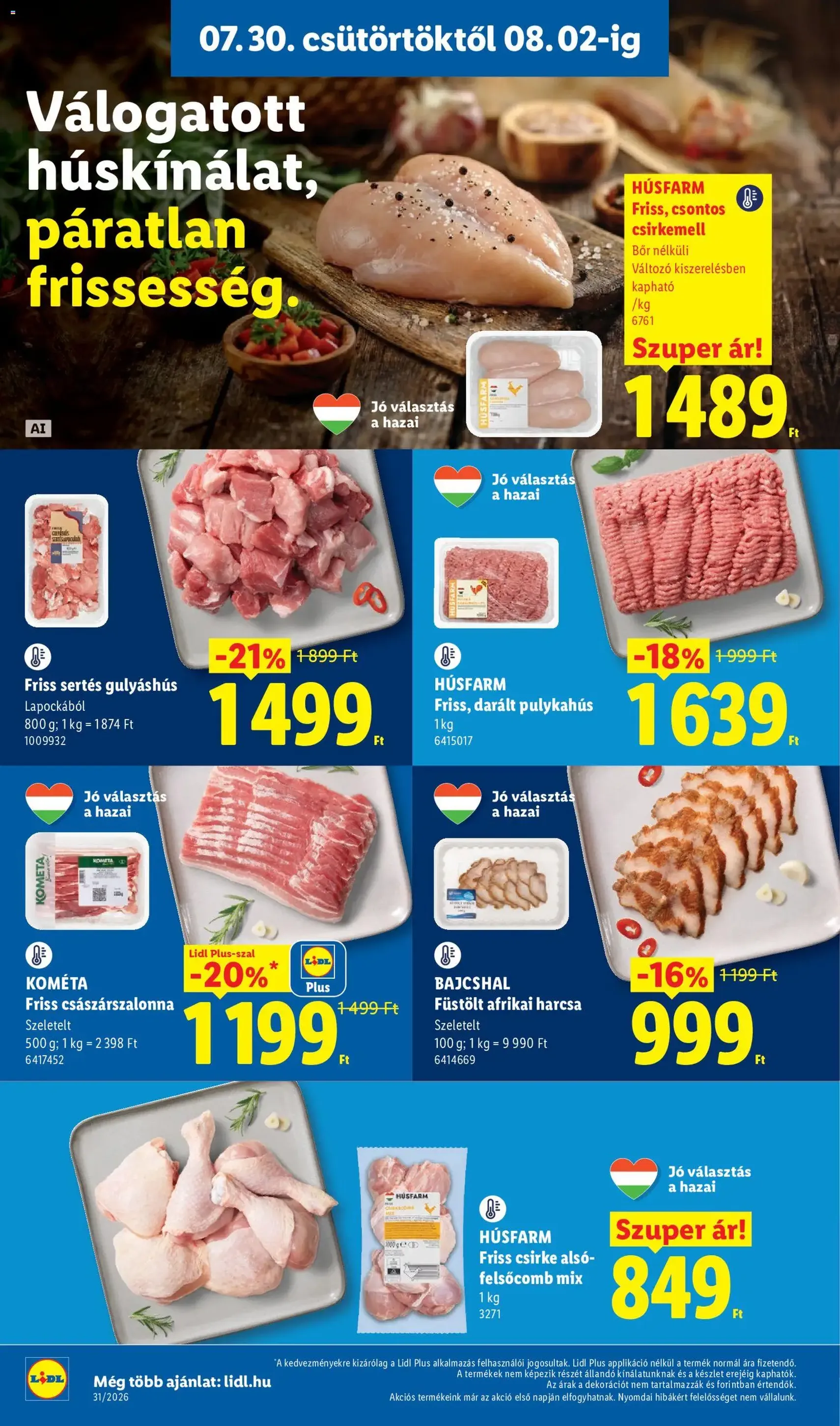 Lidl akciós újság - 2026.07.30. érvényes szórólap 6 oldal 58 oldalból