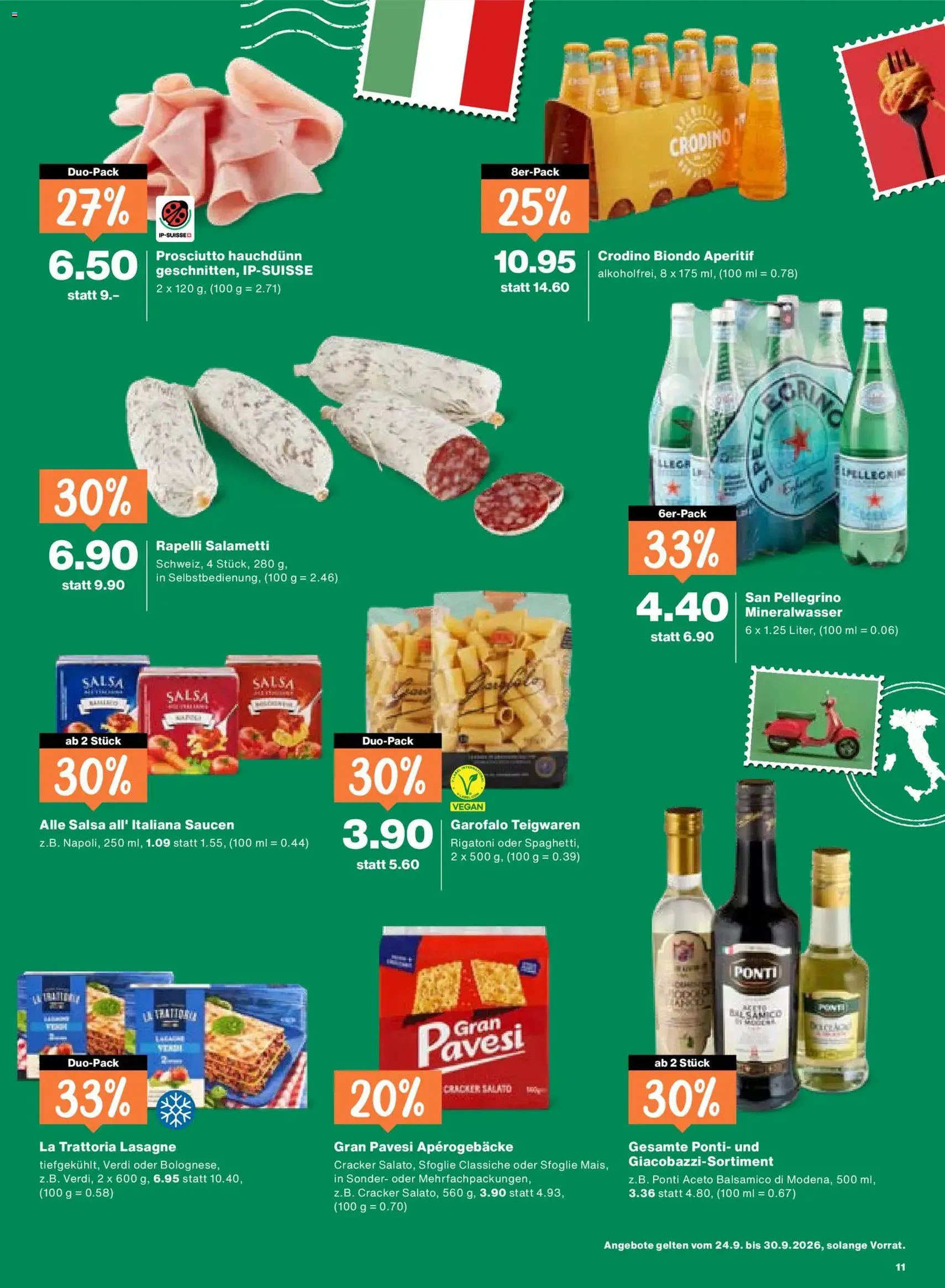 Migros aktionen - Gültiger Prospekt ab 24.09.2026, Seite 11 von insgesamt 24