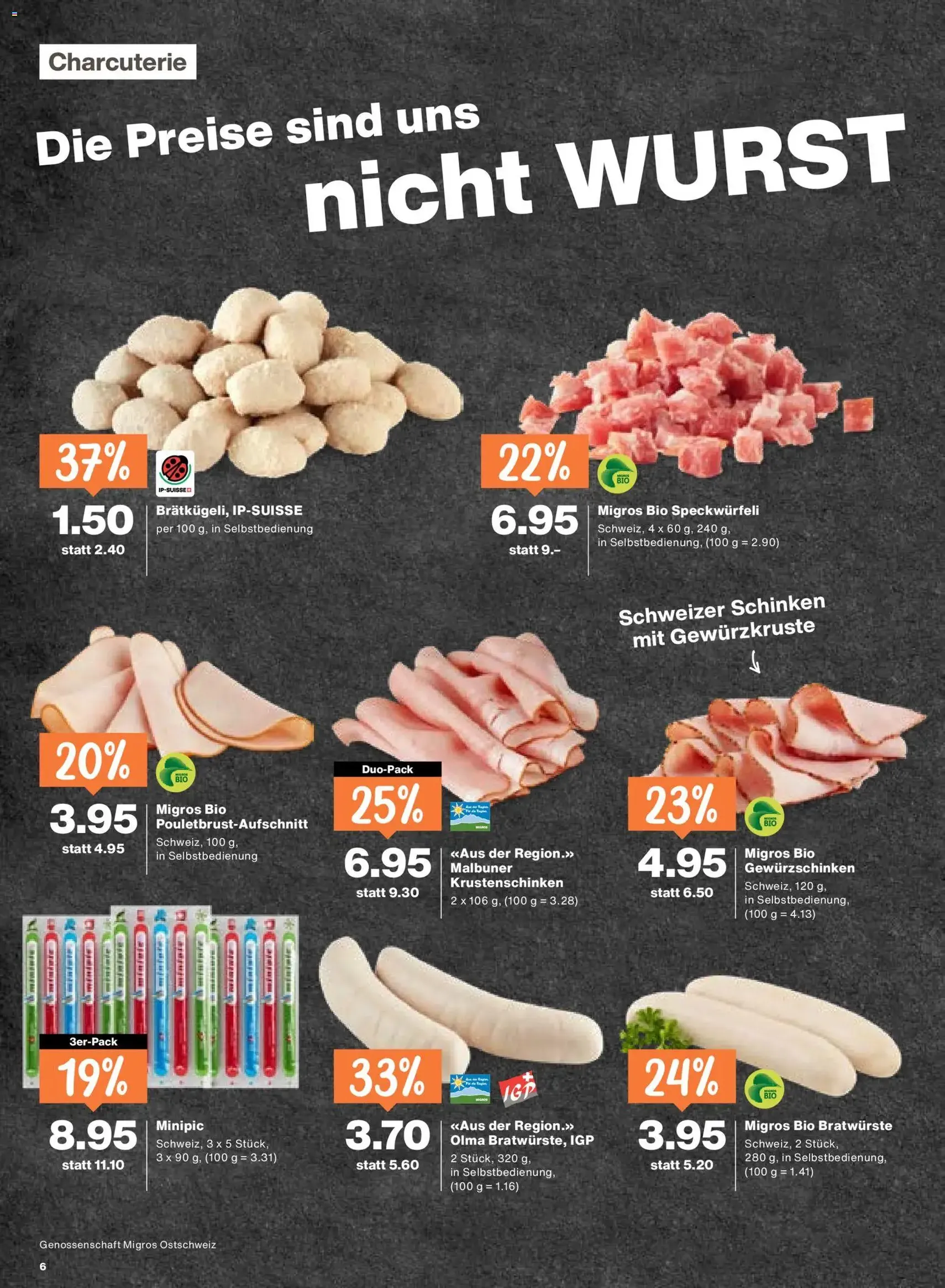 Migros aktionen - Gültiger Prospekt ab 08.10.2026, Seite 6 von insgesamt 24