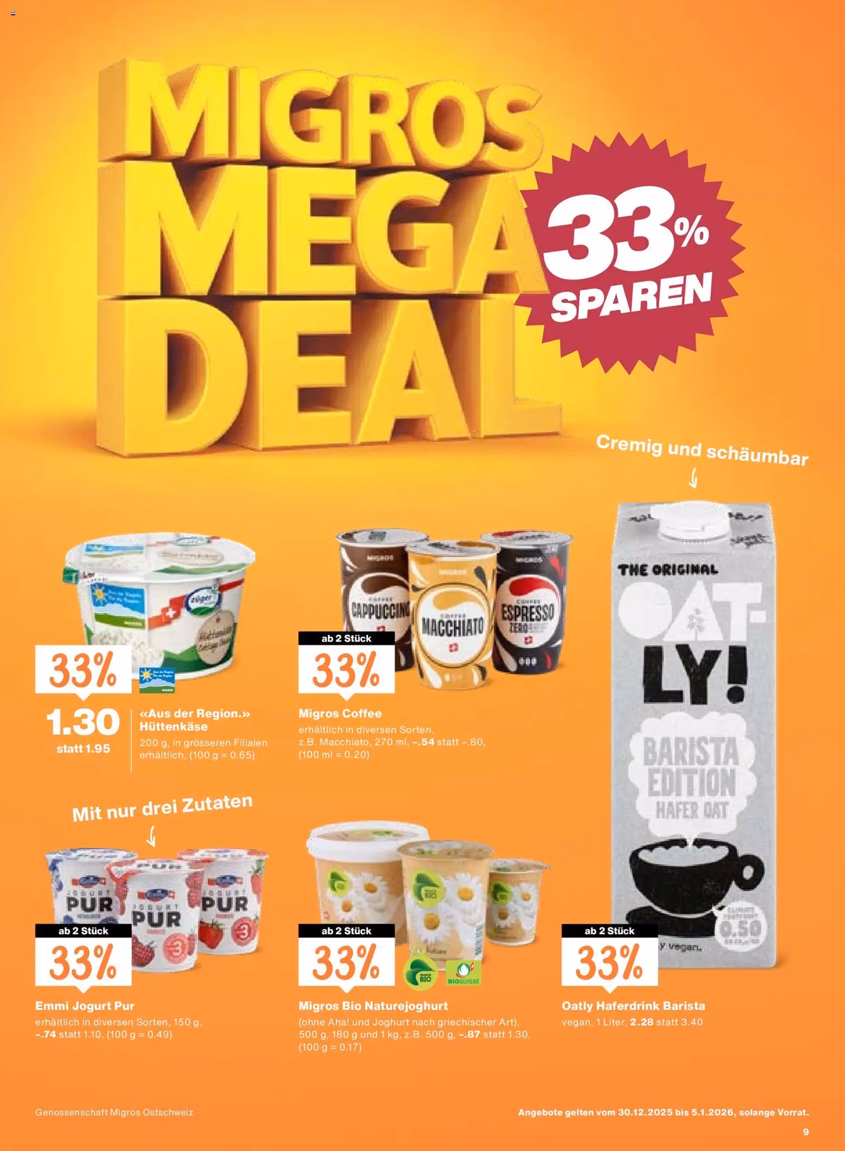 Migros Aktionen - Gültiger Prospekt ab 30.12.2025, Seite 9 von insgesamt 20