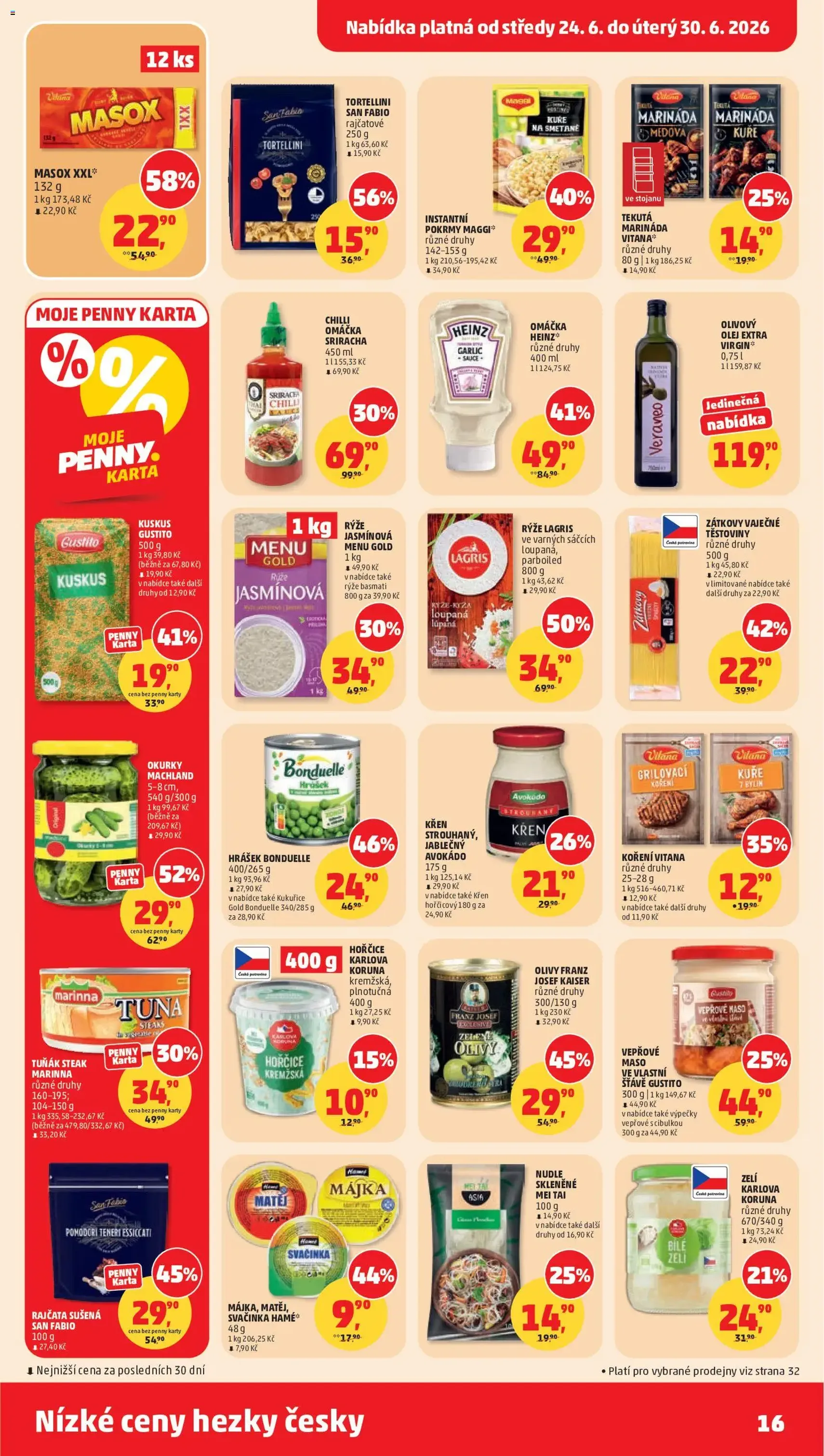 Penny Market leták - platný leták od 24.06.2026 strana 16 z 38
