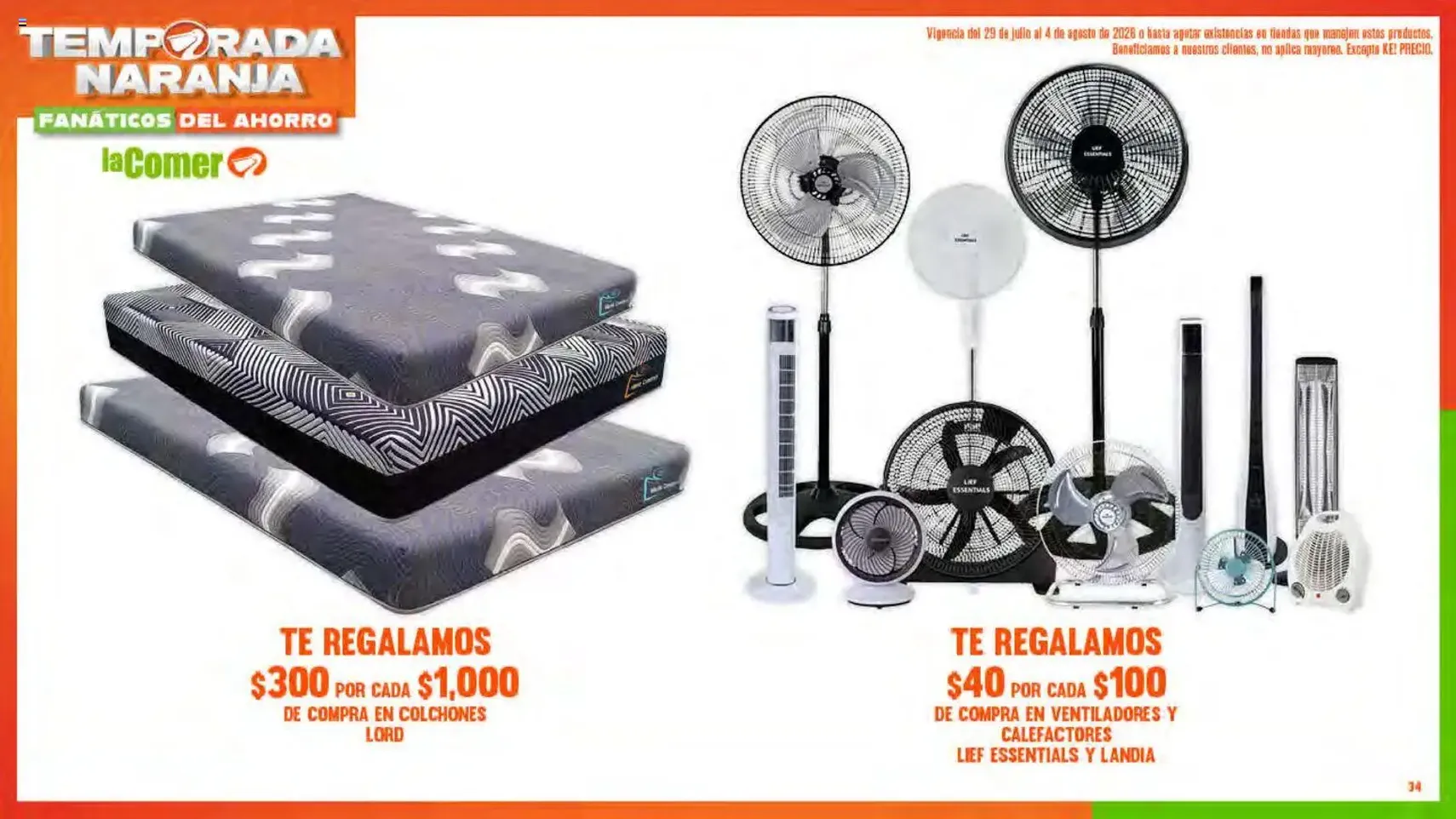 La Comer folleto - folleto válido desde 29/07/2026 página 34 de 40