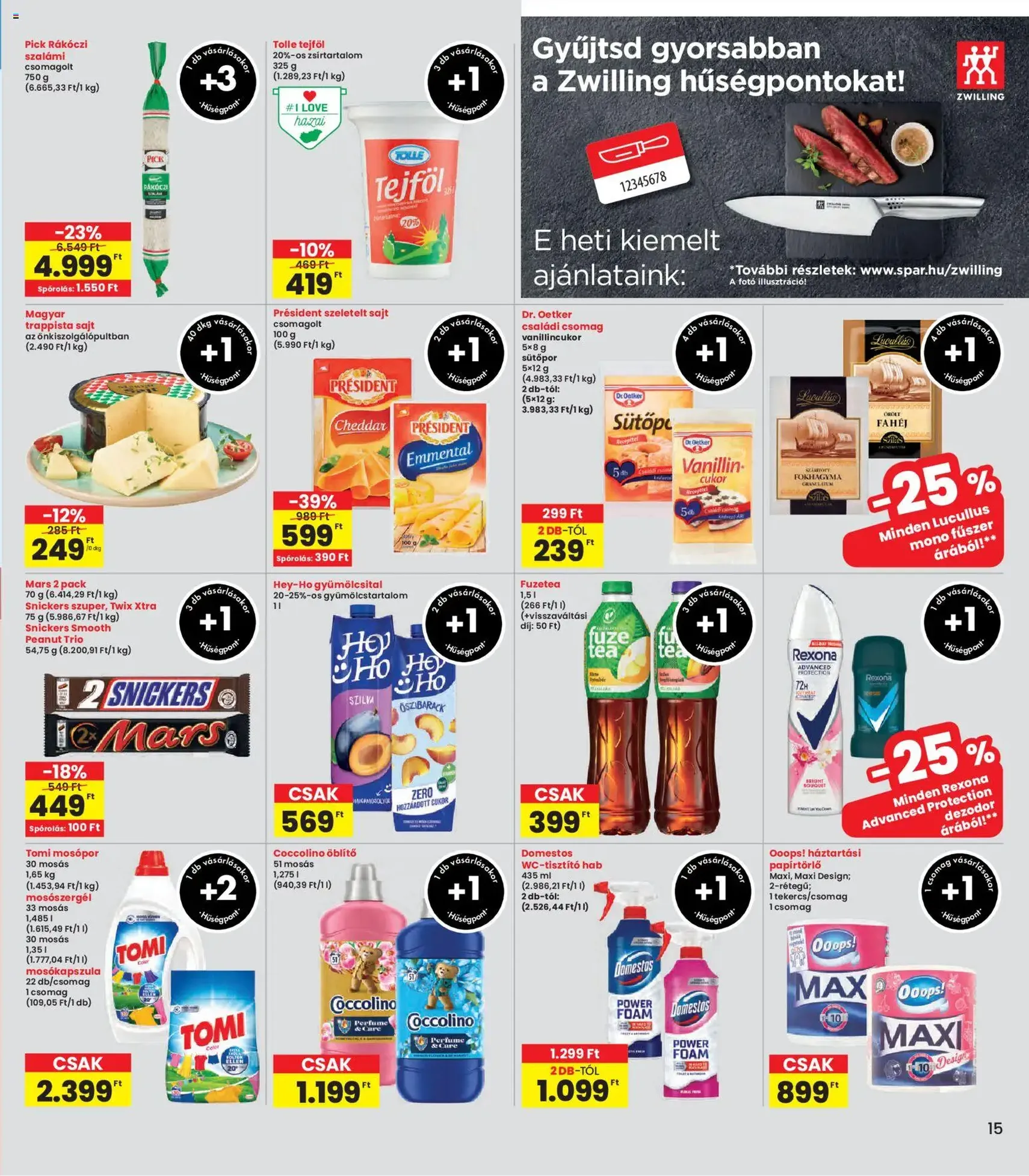 Interspar Akciós újság - 2025.10.30. érvényes szórólap 15 oldal 19 oldalból Interspar Akciós újság - 2025.10.30. érvényes szórólap 15 oldal 19 oldalból