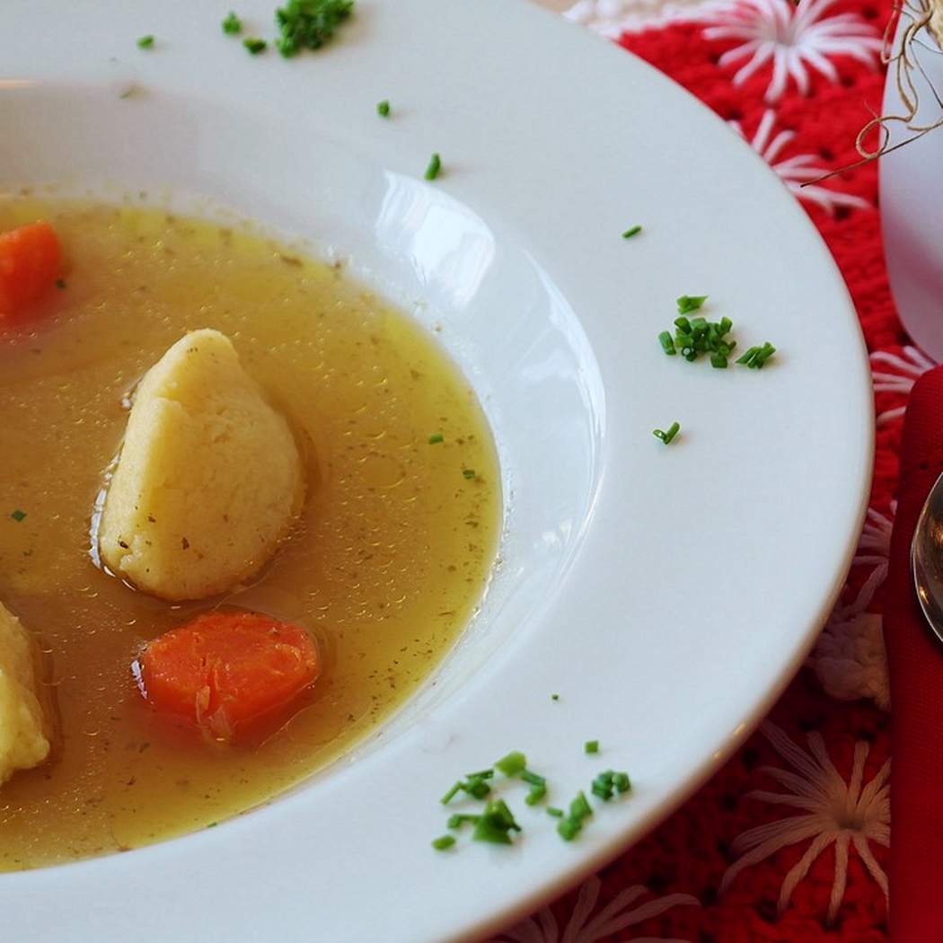 Patatine nella zuppa