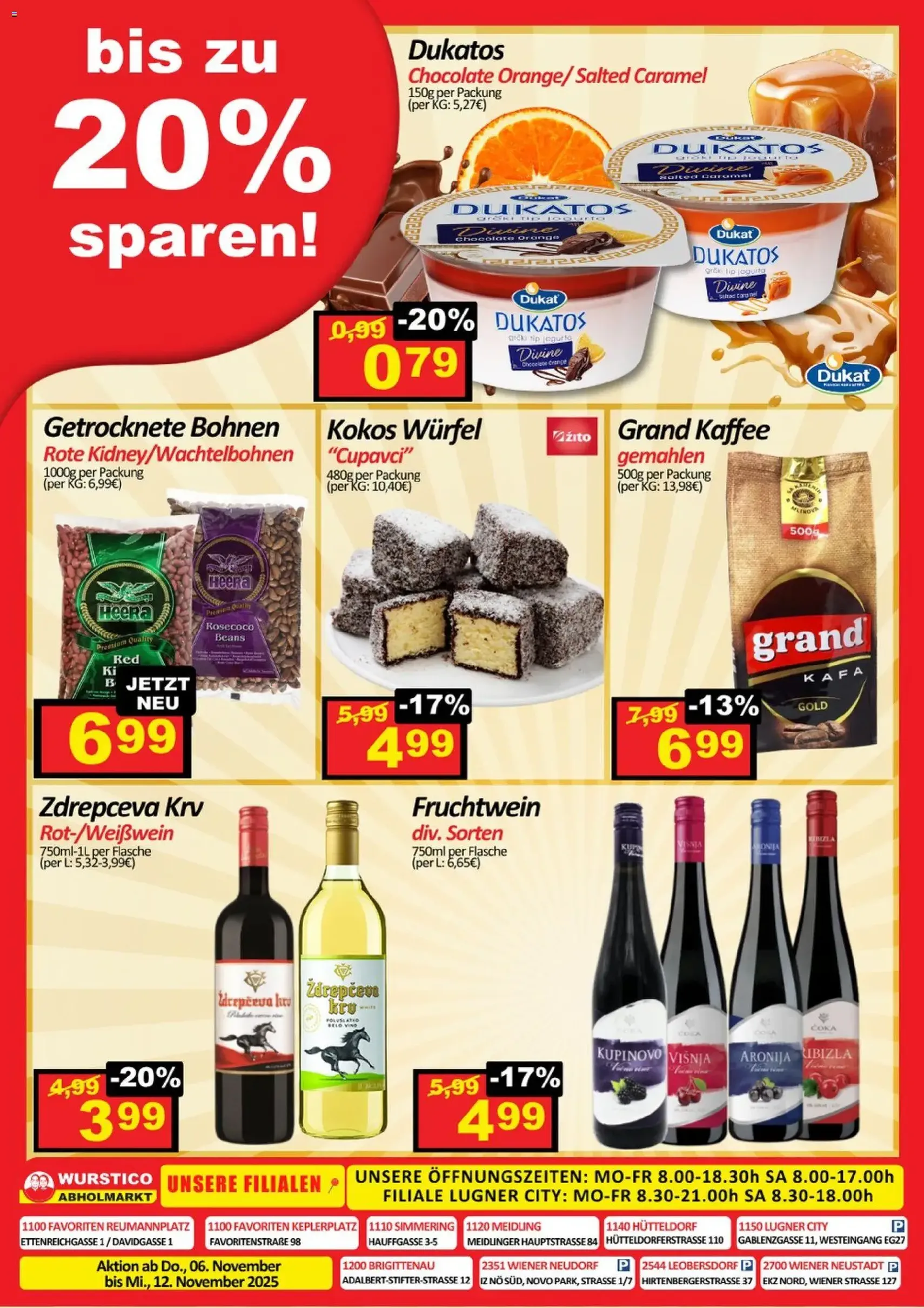 Wurstico Abholmarkt Flugblatt - Gültiger Prospekt ab 06.11.2025, Seite 3 von insgesamt 3