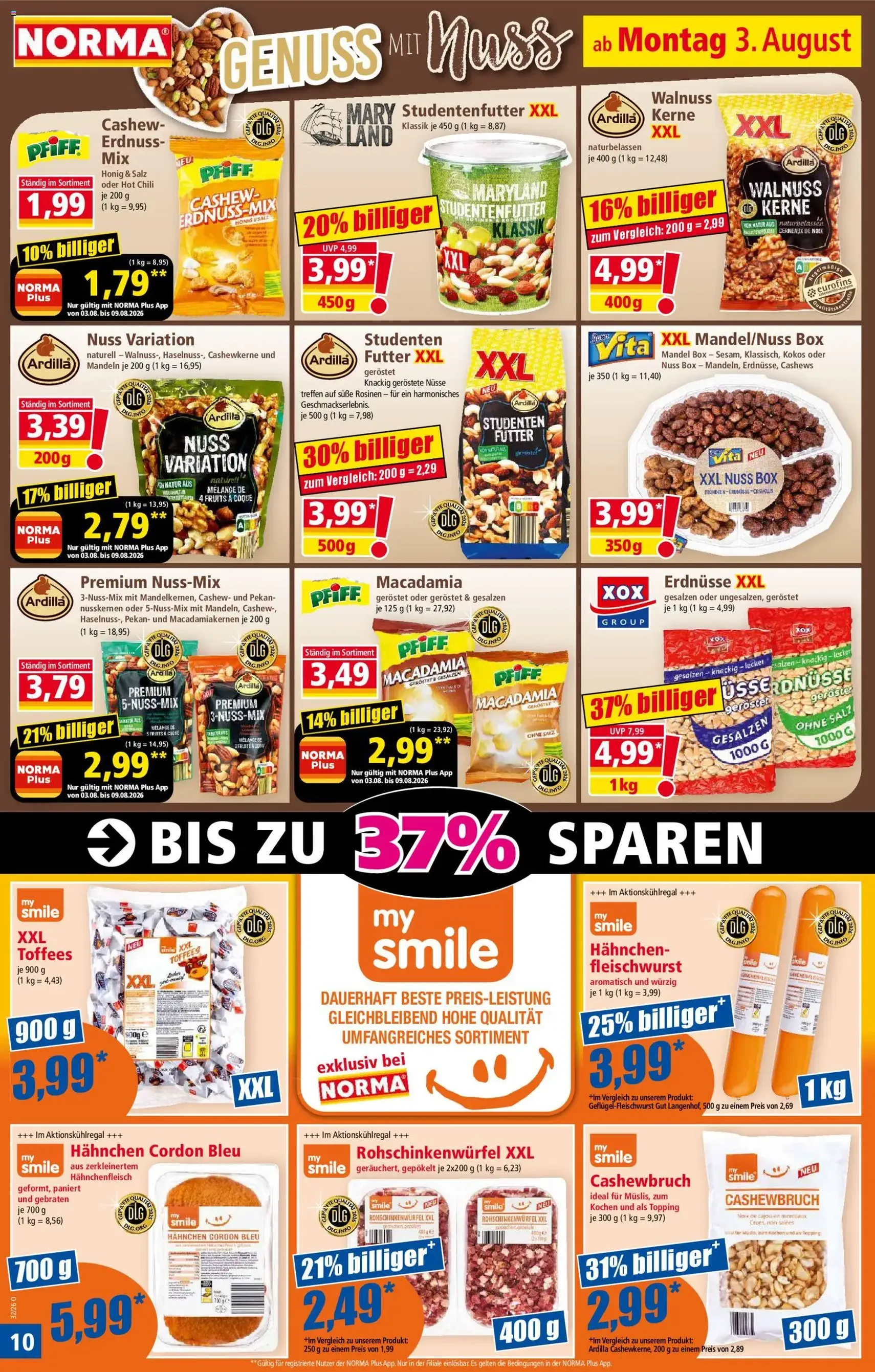 Norma Prospekt - Gültiger Prospekt ab 03.08.2026, Seite 10 von insgesamt 28