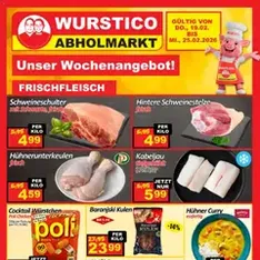 Wurstico Abholmarkt Flugblatt - Prospekt Vorschau gültig ab 19.02.2026
