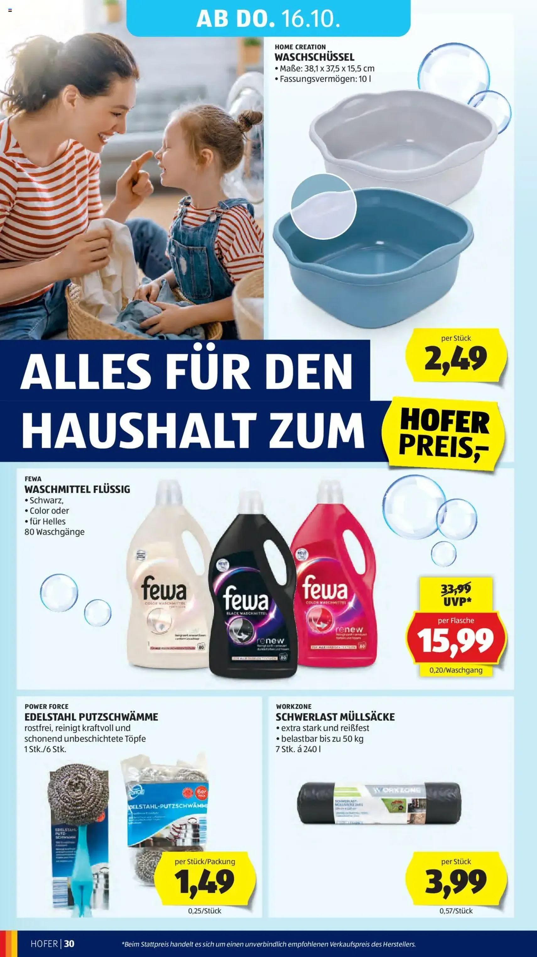 Hofer Flugblatt - Gültiger Prospekt ab 10.10.2025, Seite 34 von insgesamt 40