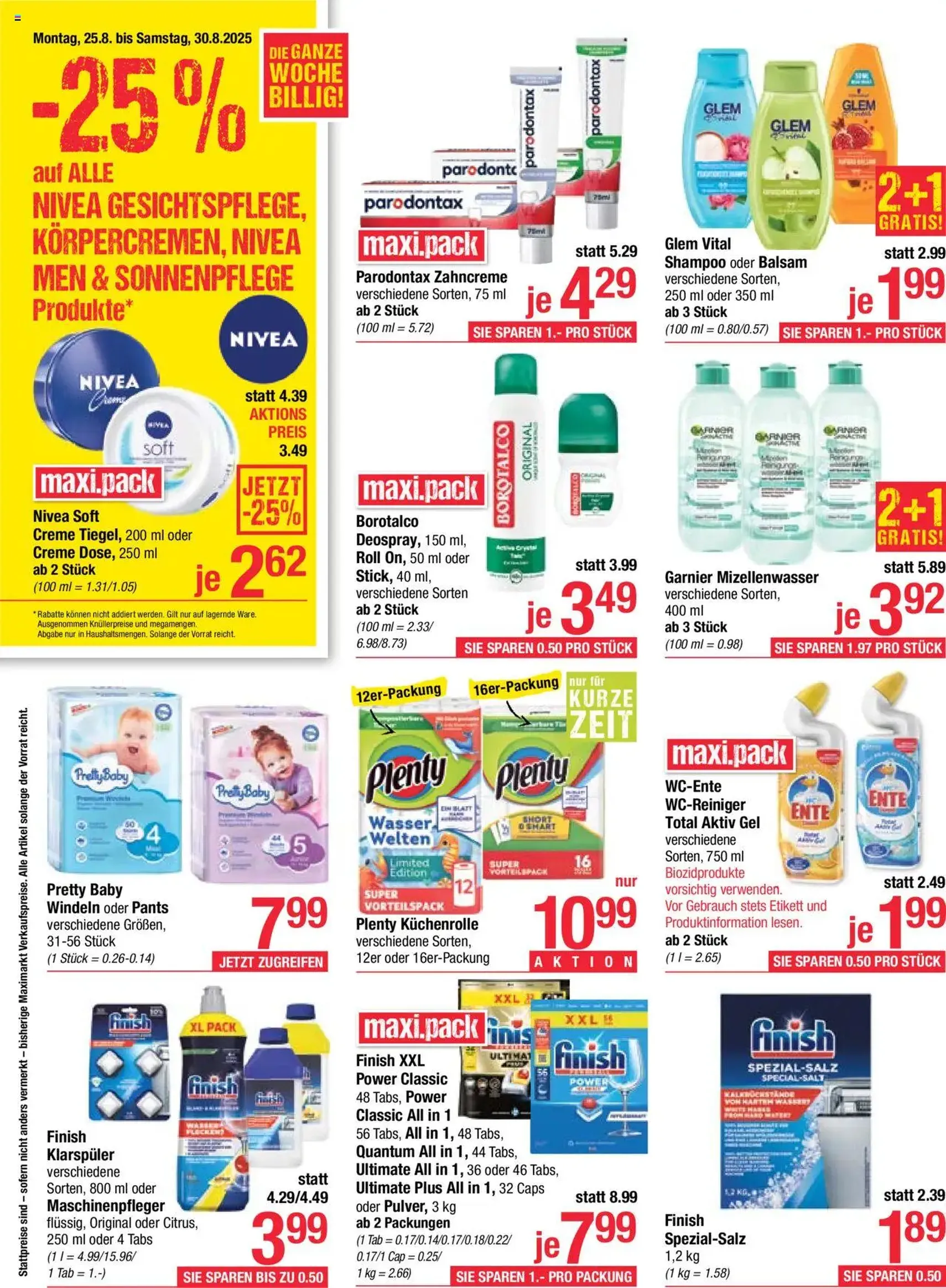 Maximarkt Flugblatt - Gültiger Prospekt ab 25.08.2025, Seite 18 von insgesamt 28 Maximarkt Flugblatt - Gültiger Prospekt ab 25.08.2025, Seite 18 von insgesamt 28