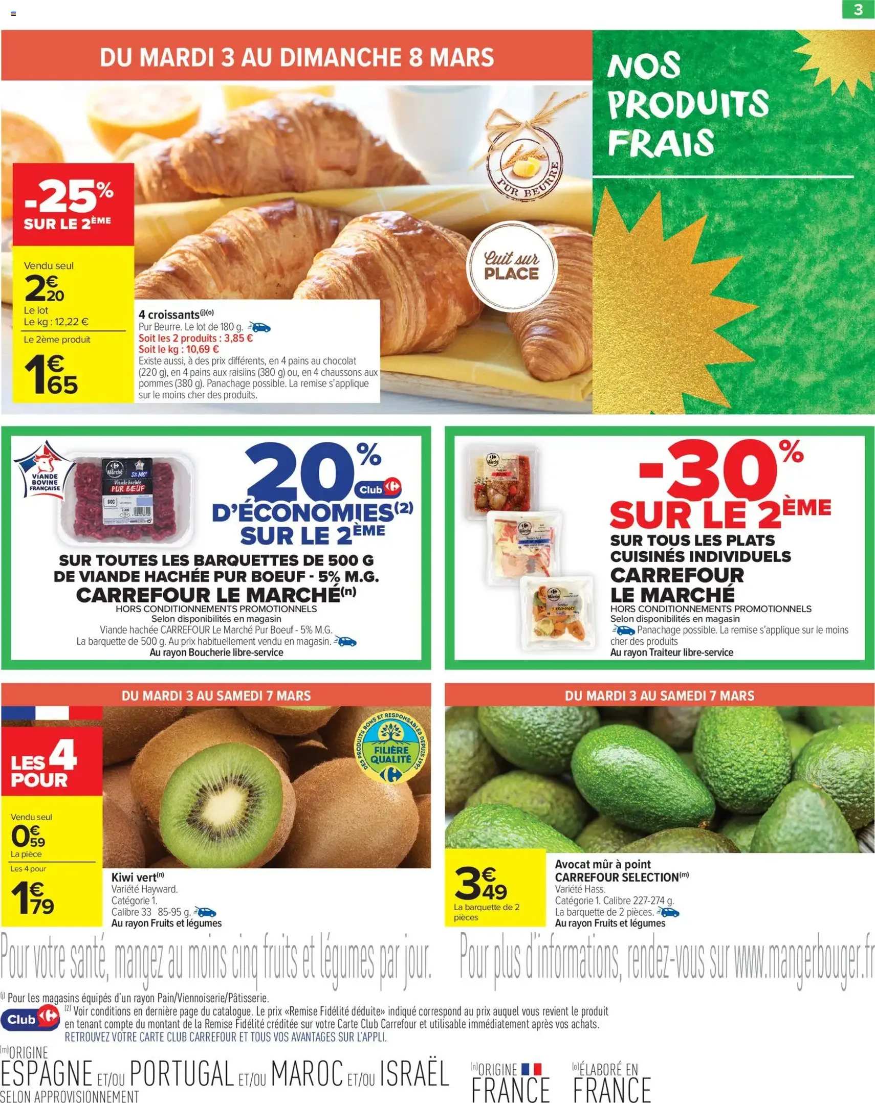 Carrefour Market catalogue de la semaine 10 - brochure valable à partir du 03/03/2026, page 3 sur 14