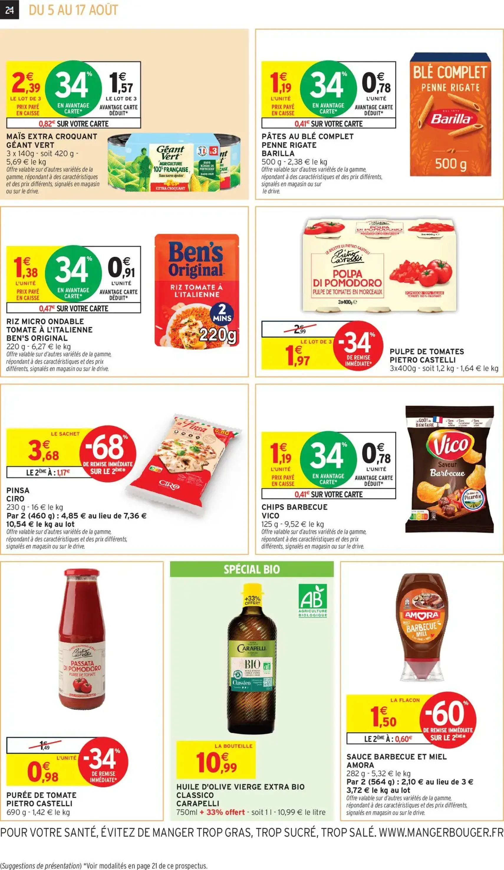 Intermarché catalogue semaine 31 - brochure valable à partir du 05/08/2025, page 24 sur 32 Intermarché catalogue semaine 31 - brochure valable à partir du 05/08/2025, page 24 sur 32
