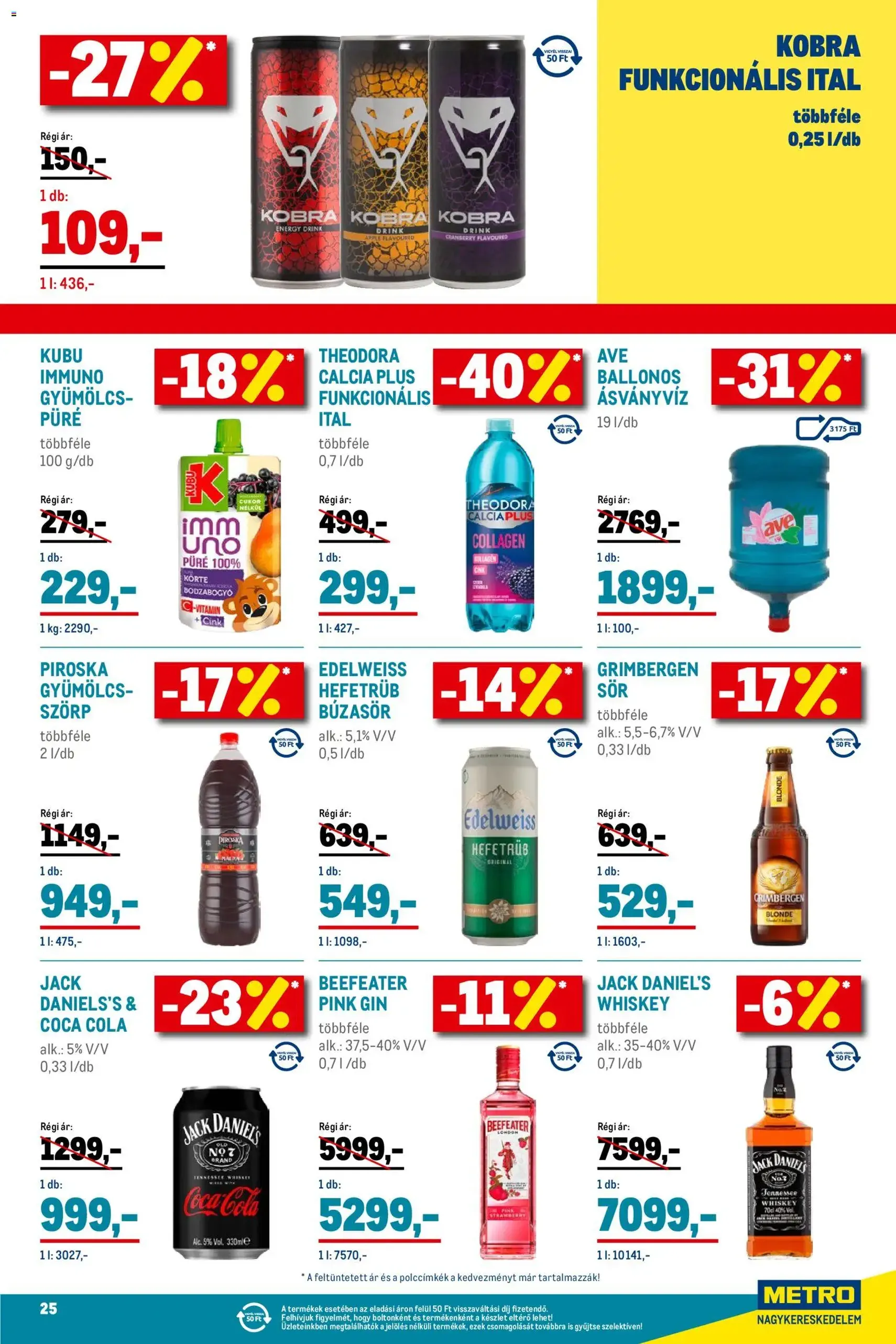 Metro - Élelmiszer és Szezonális katalógus 2025/12 - 2025.12.01. érvényes szórólap 25 oldal 33 oldalból