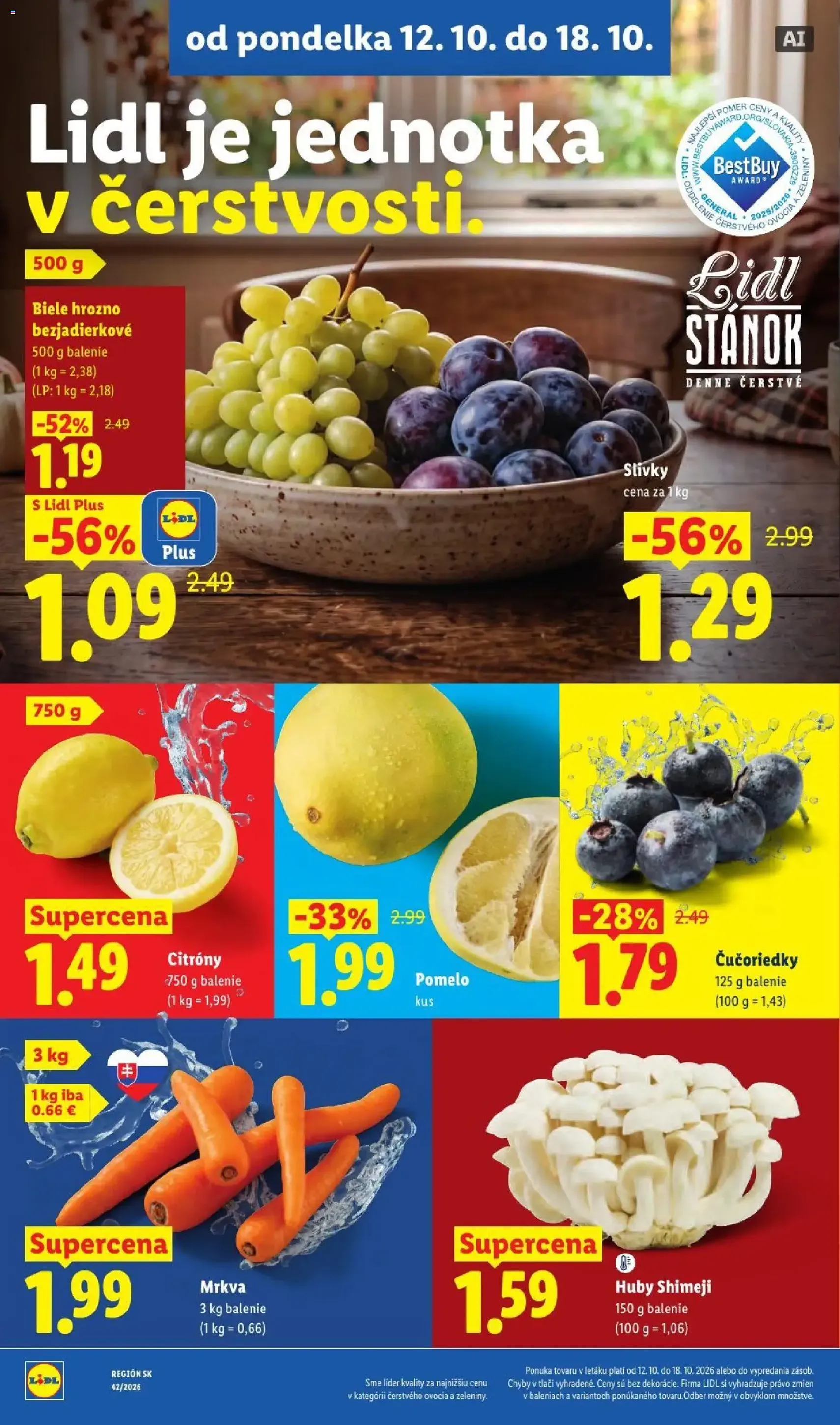Lidl leták - platný leták od 12.10.2026 strana 10 z 126