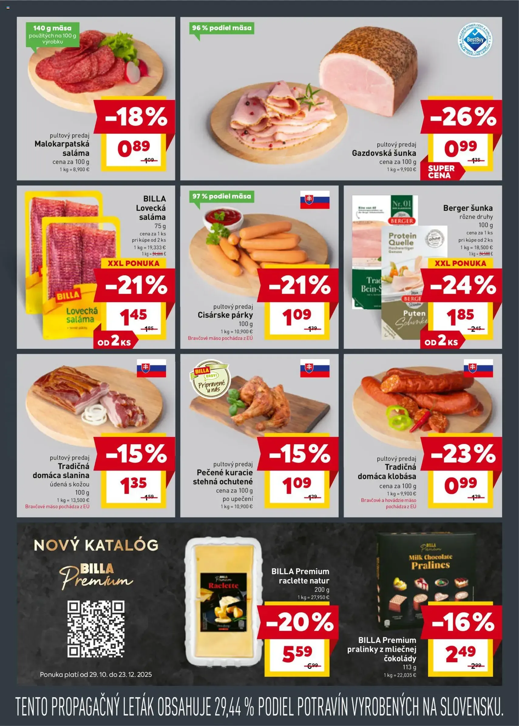 Billa leták - platný leták od 29.10.2025 strana 7 z 20 Billa leták - platný leták od 29.10.2025 strana 7 z 20