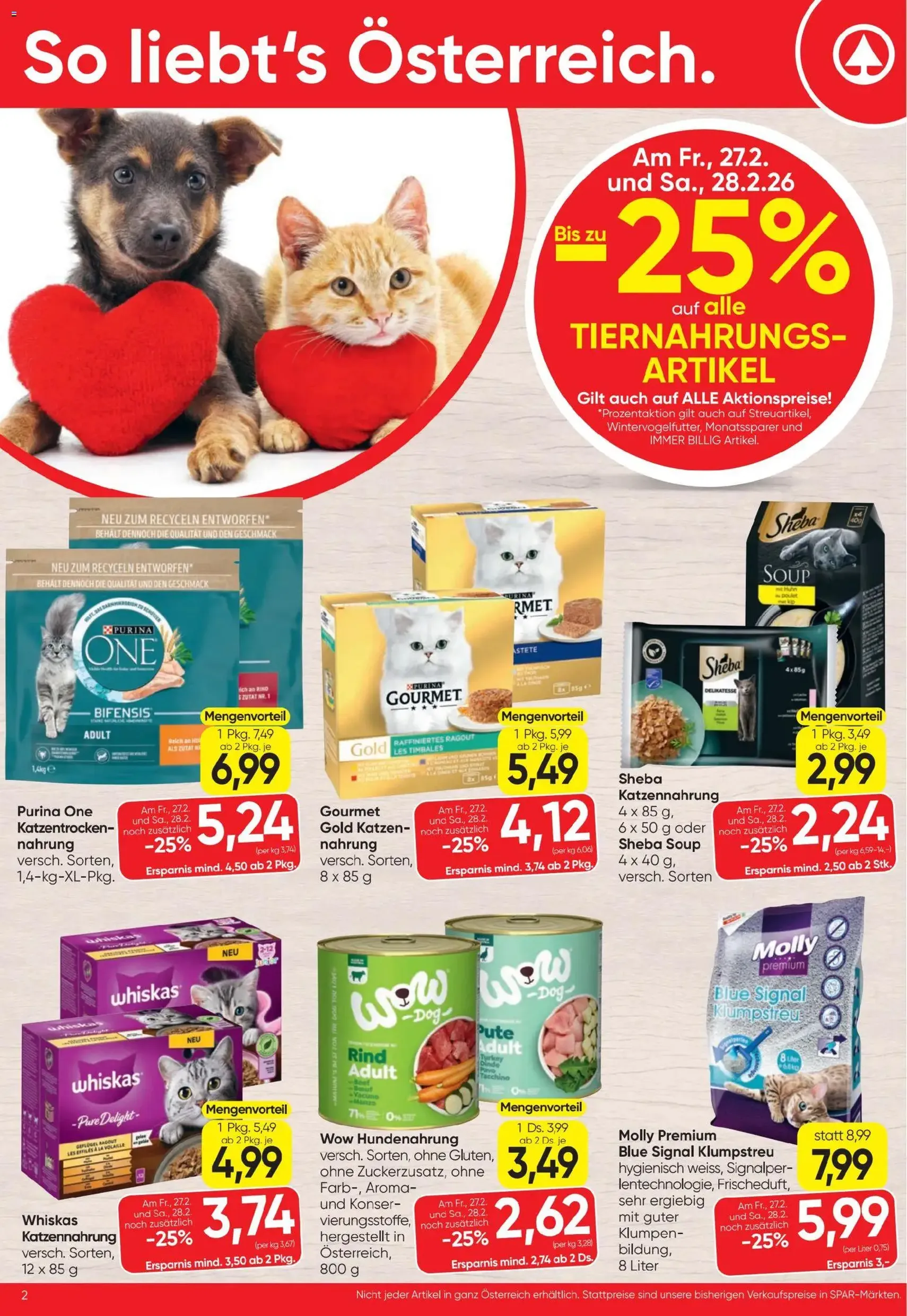 Spar Flugblatt - Gültiger Prospekt ab 26.02.2026, Seite 2 von insgesamt 20