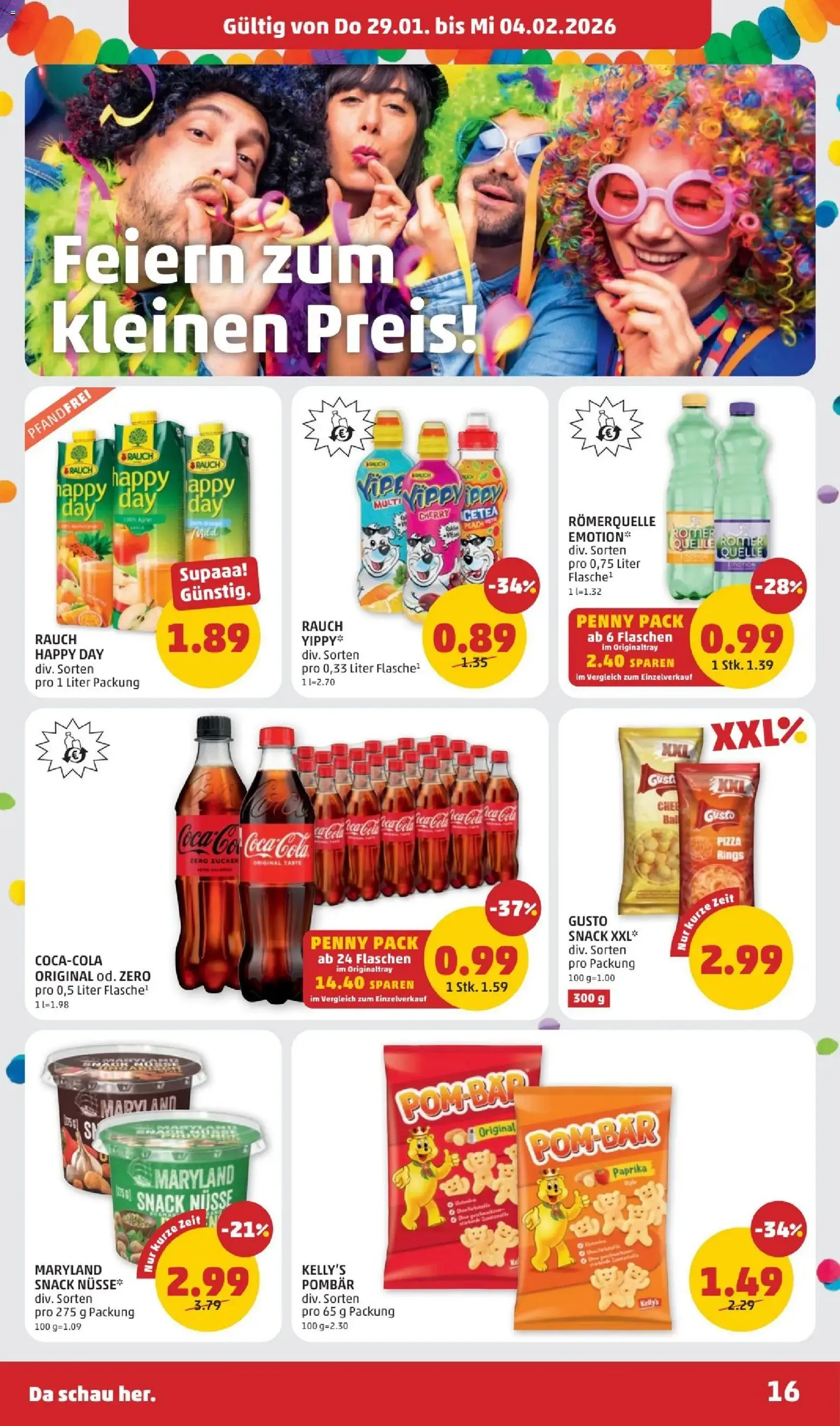 Penny Markt Flugblatt - Gültiger Prospekt ab 29.01.2026, Seite 16 von insgesamt 32