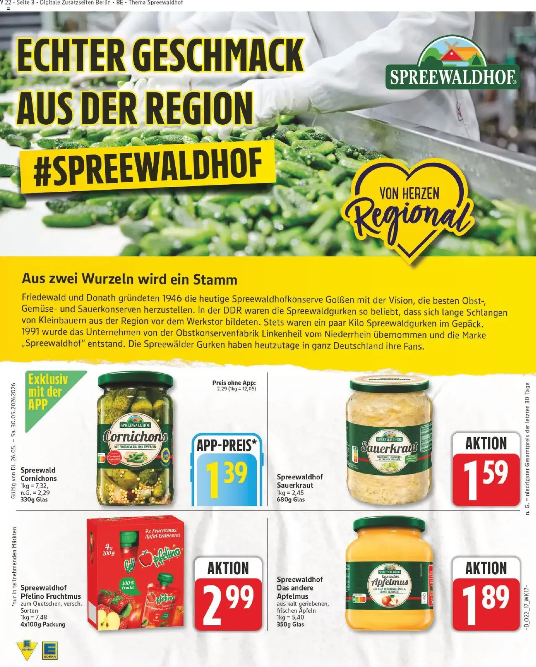 Edeka Prospekt - Gültiger Prospekt ab 26.05.2026, Seite 17 von insgesamt 23