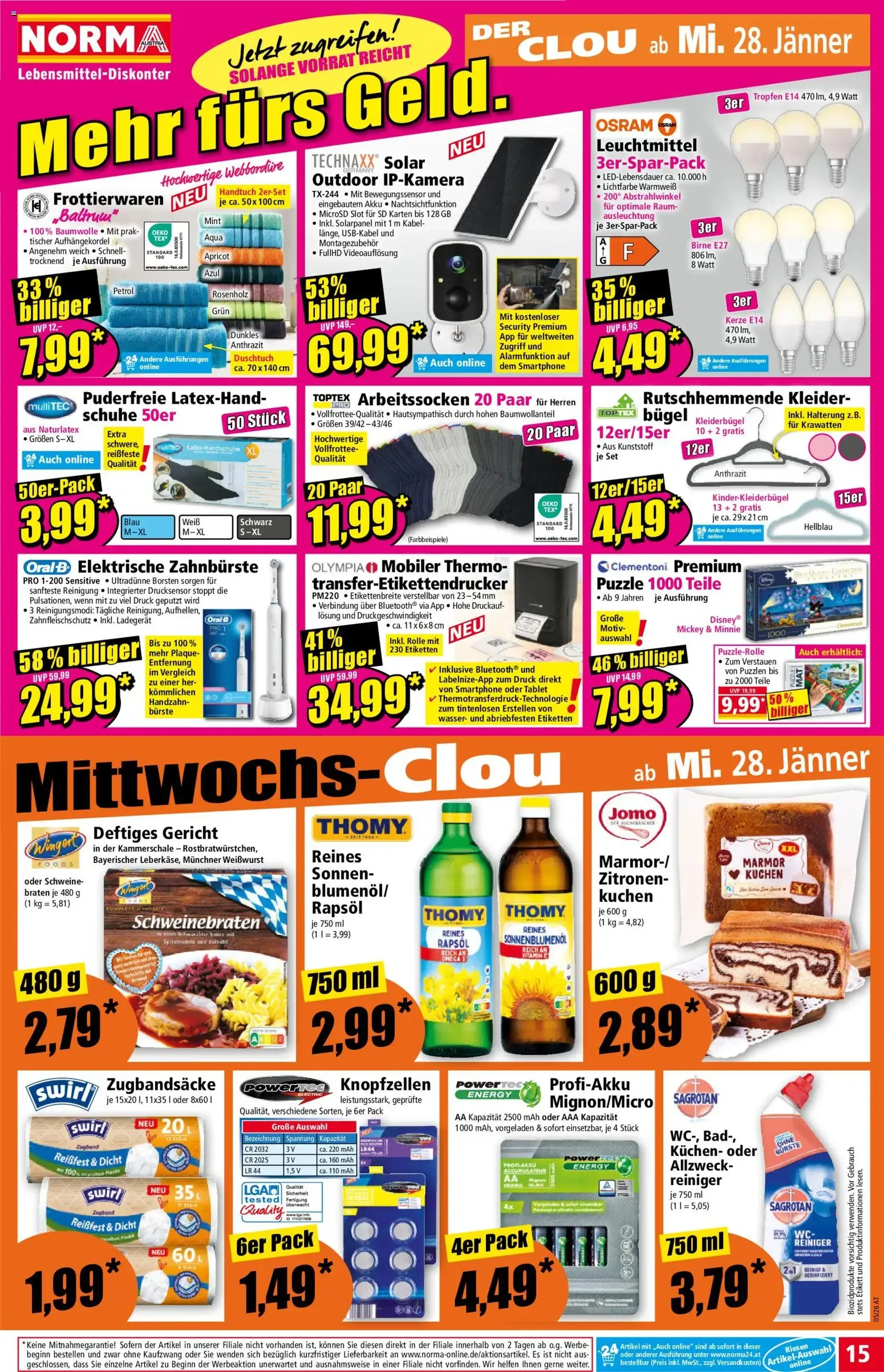 Norma Flugblatt - Gültiger Prospekt ab 26.01.2026, Seite 15 von insgesamt 20
