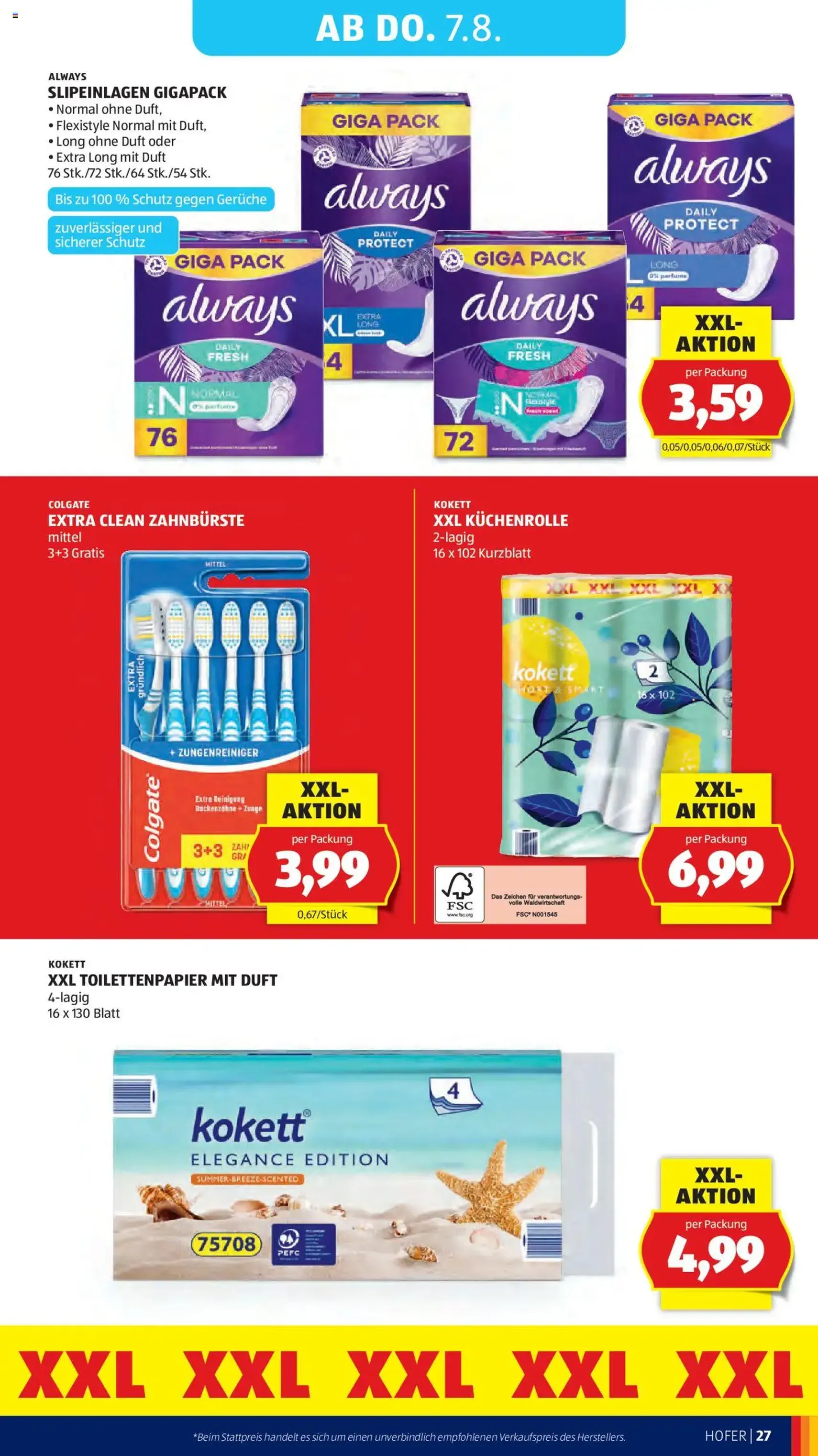 Hofer Flugblatt - Gültiger Prospekt ab 01.08.2025, Seite 31 von insgesamt 41 Hofer Flugblatt - Gültiger Prospekt ab 01.08.2025, Seite 31 von insgesamt 41