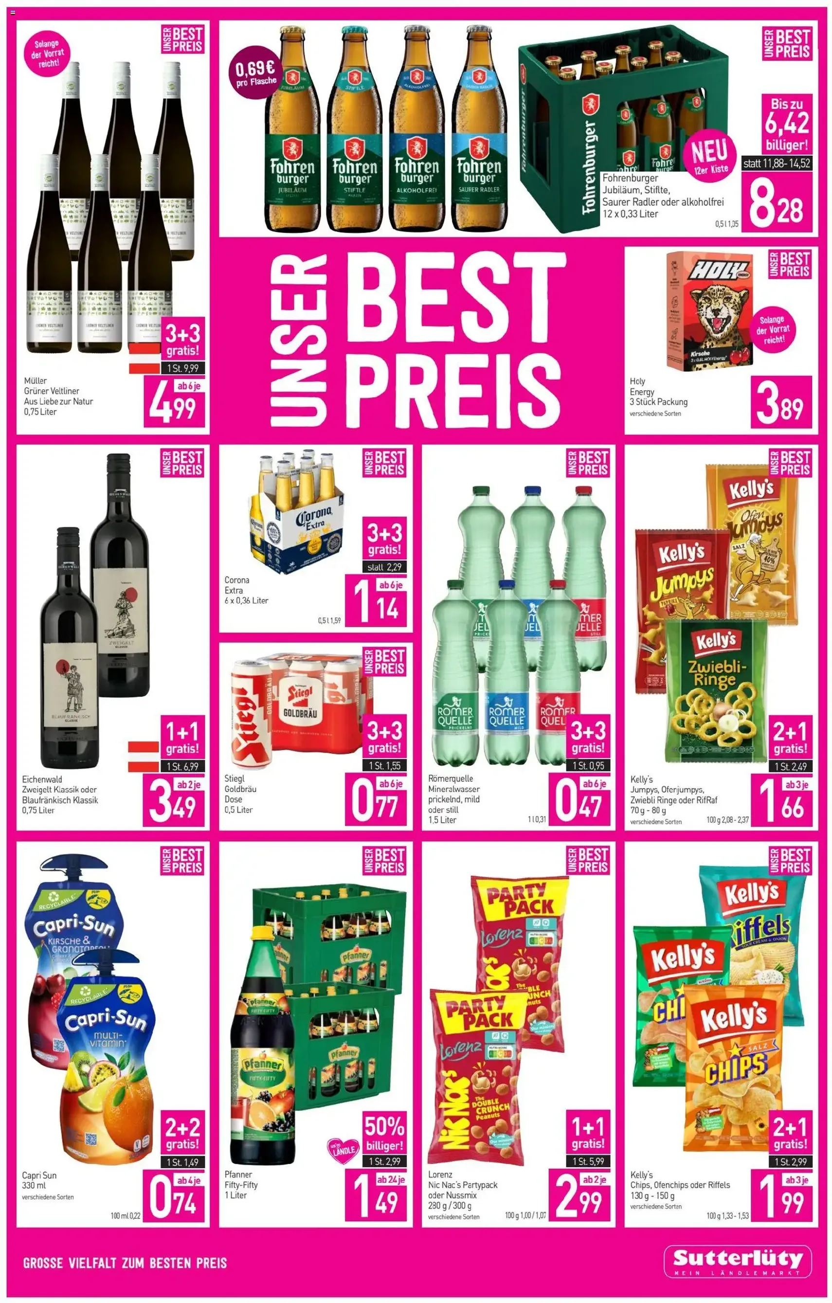 Sutterlüty Flugblatt - Gültiger Prospekt ab 22.01.2026, Seite 3 von insgesamt 12