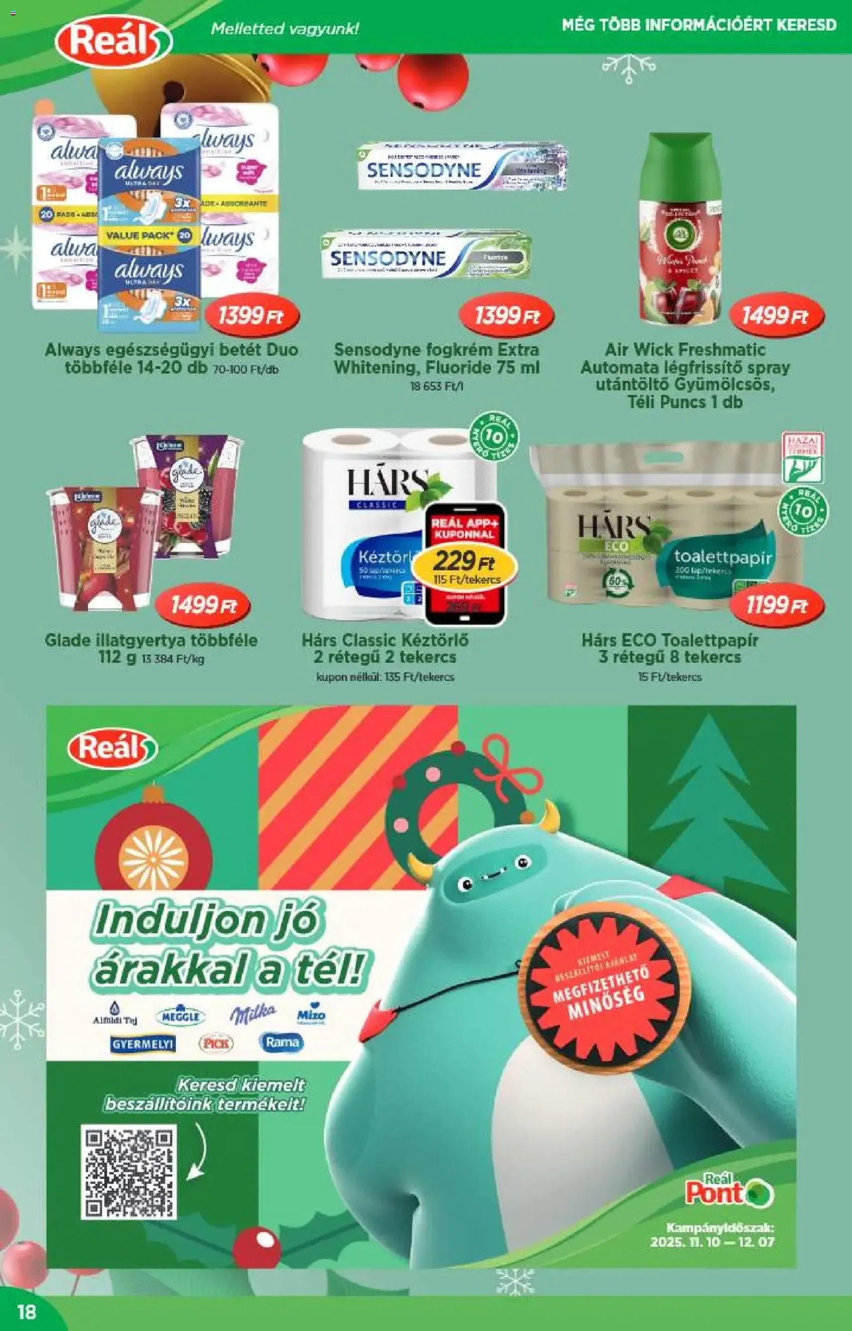 Reál Akciós újság - 2025.11.26. érvényes szórólap 18 oldal 20 oldalból