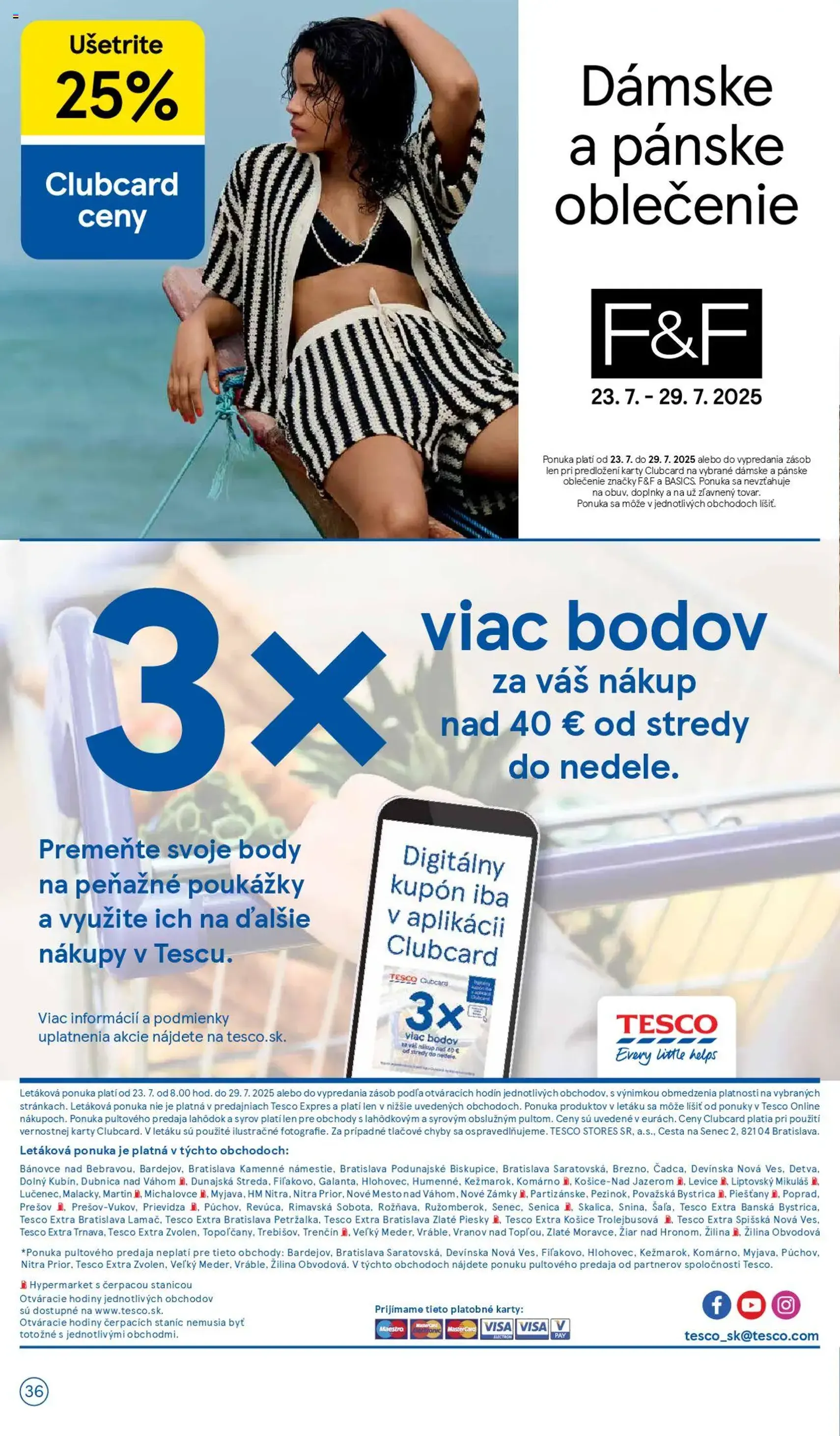 Tesco Hypermarket - leták - platný leták od 23.07.2025 strana 36 z 37 Tesco Hypermarket - leták - platný leták od 23.07.2025 strana 36 z 37