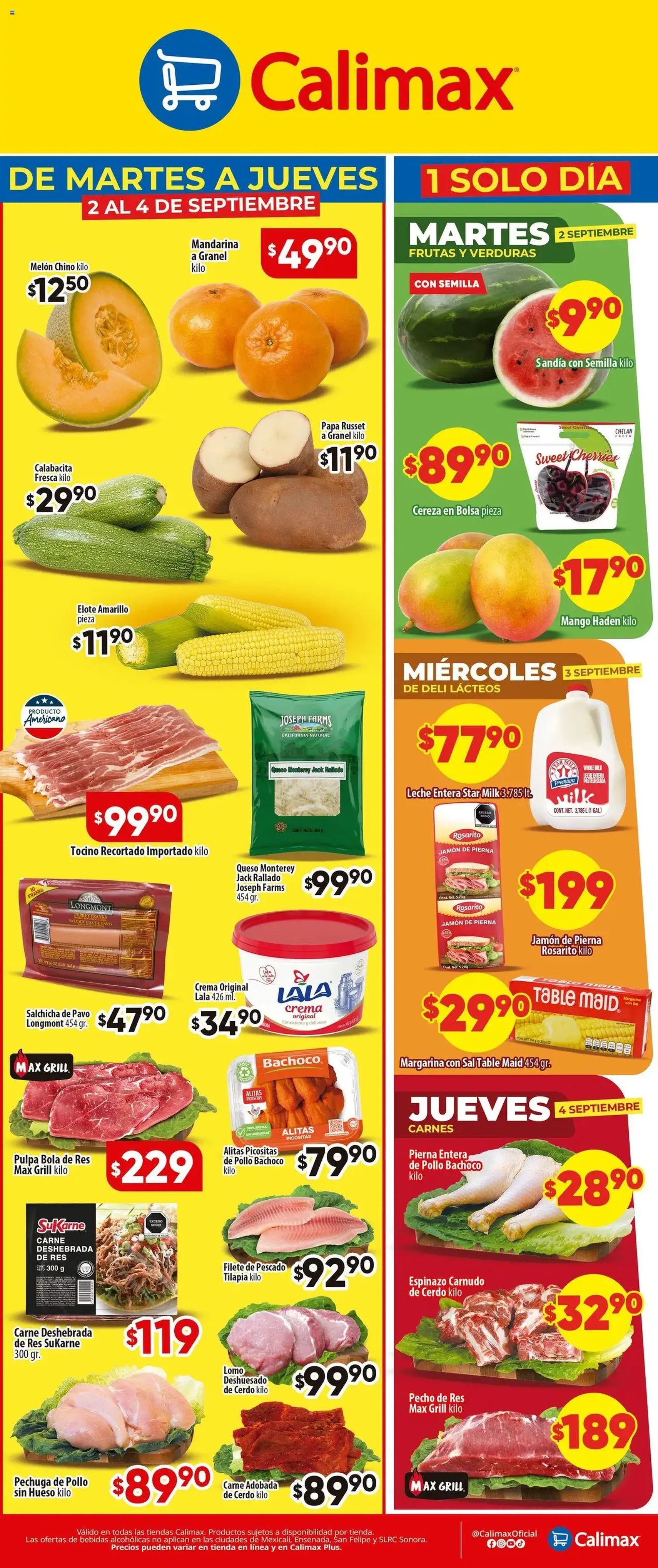 Calimax - Folleto - folleto válido desde 02/09/2025 página 1 de 2