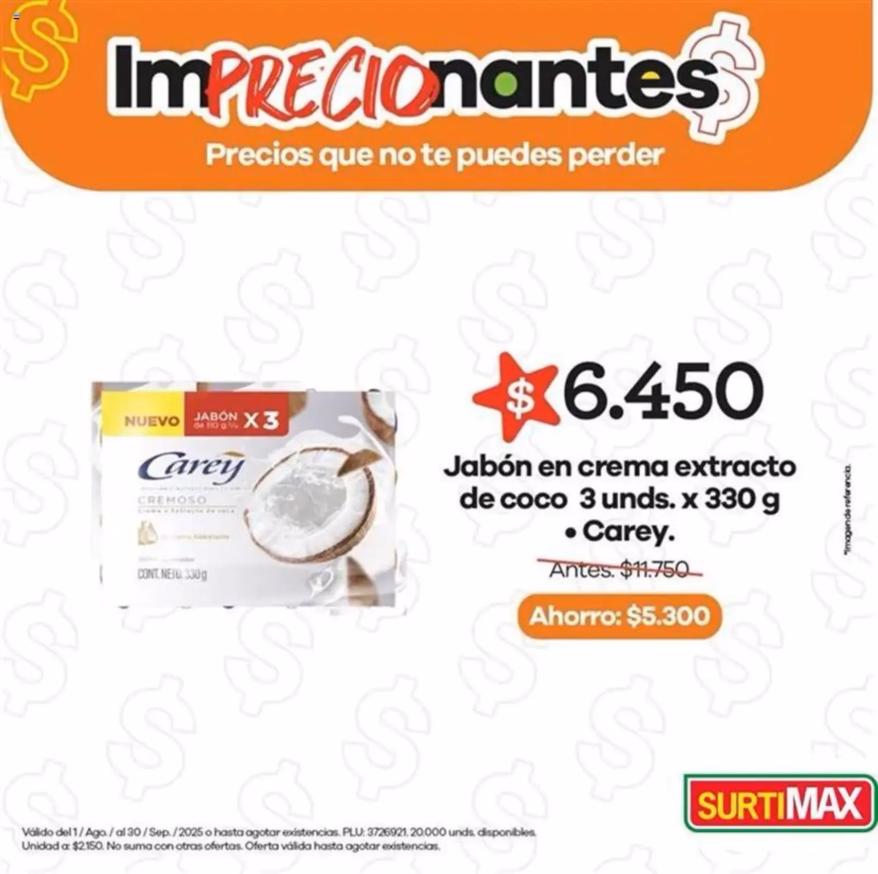 Surtimax - Catálogo - folleto válido desde 01/08/2025 página 1 de 6