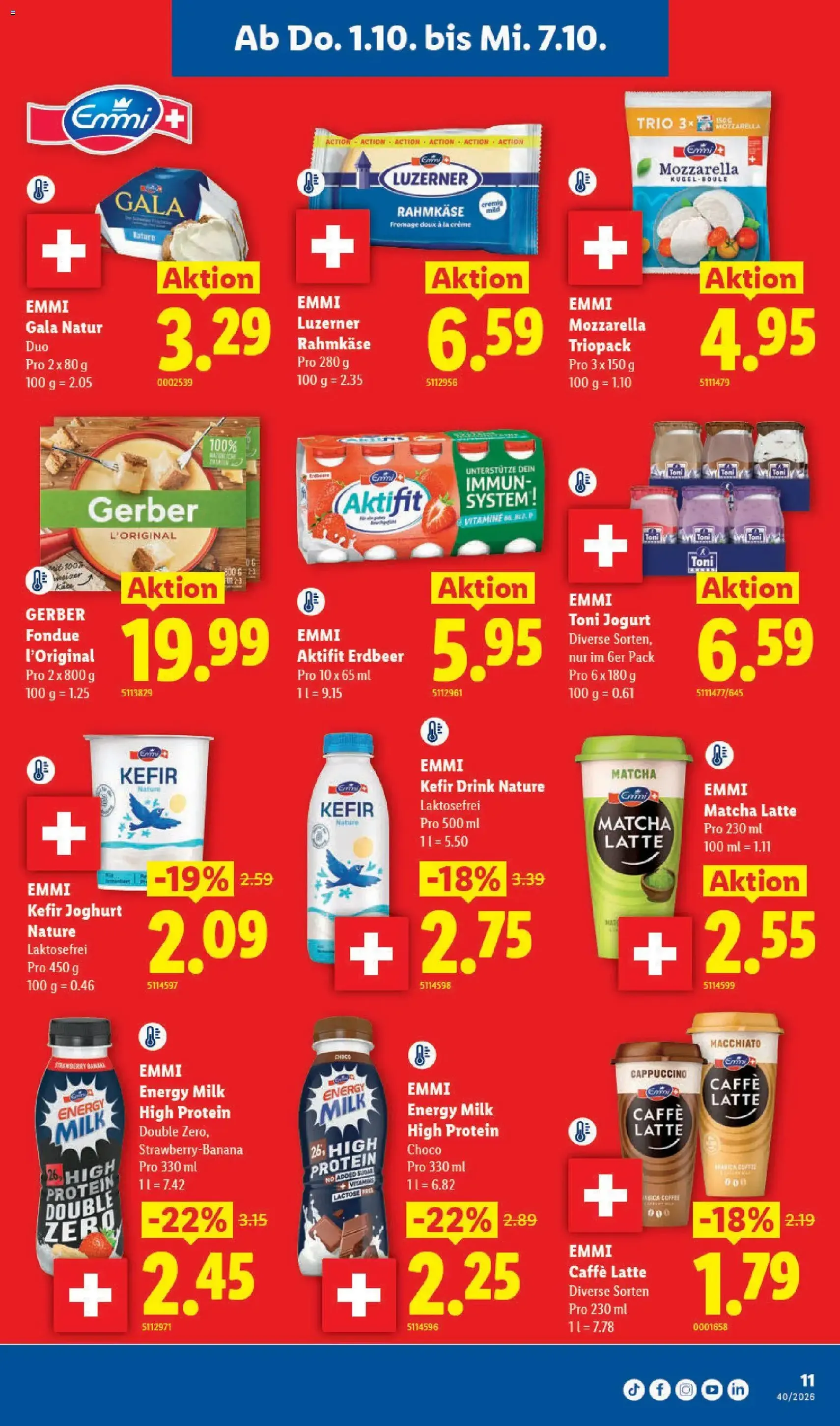 Lidl aktionen - Gültiger Prospekt ab 01.10.2026, Seite 11 von insgesamt 35