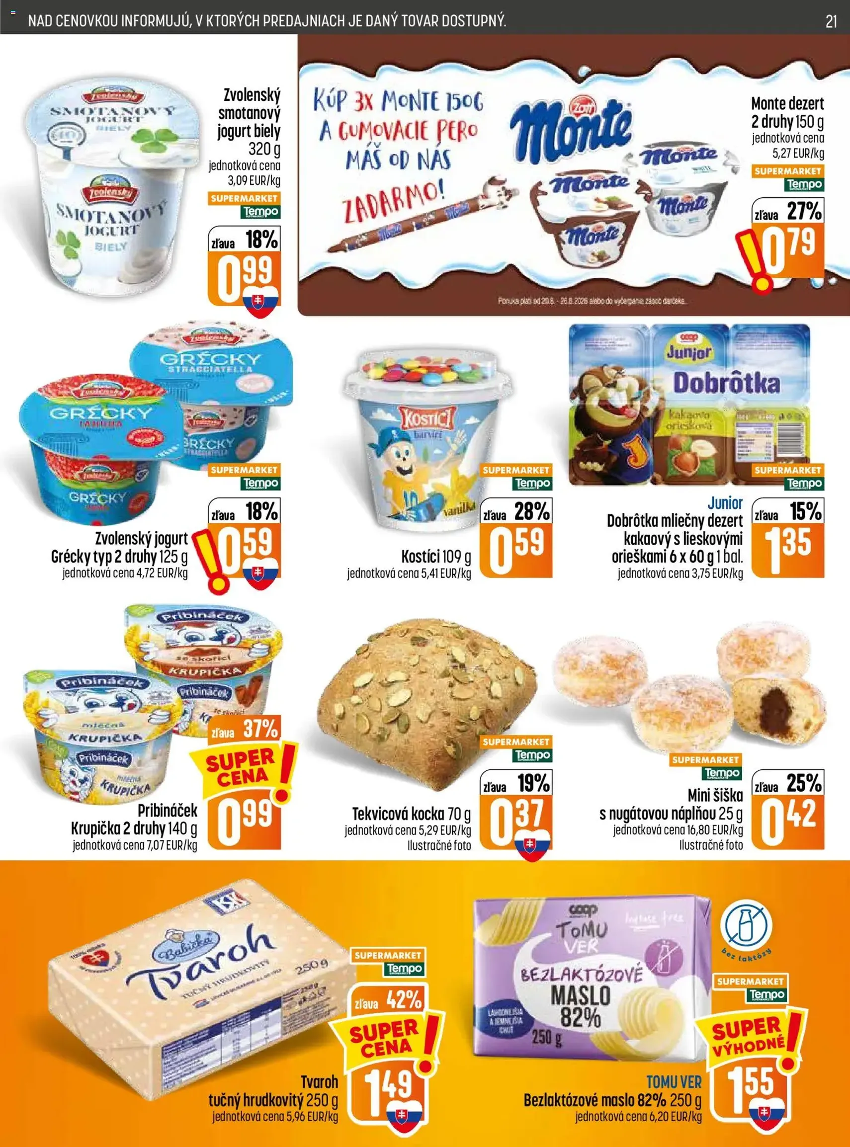 COOP Jednota leták - platný leták od 20.08.2026 strana 21 z 32
