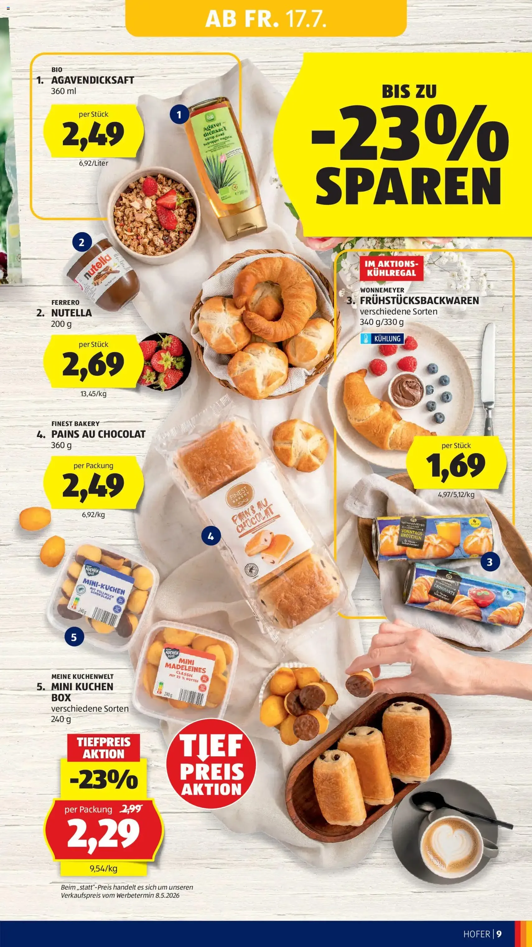 Hofer Flugblatt - Gültiger Prospekt ab 17.07.2026, Seite 13 von insgesamt 46