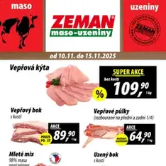 Prodejny Zeman leták - náhled letáku platný od 10.11.2025