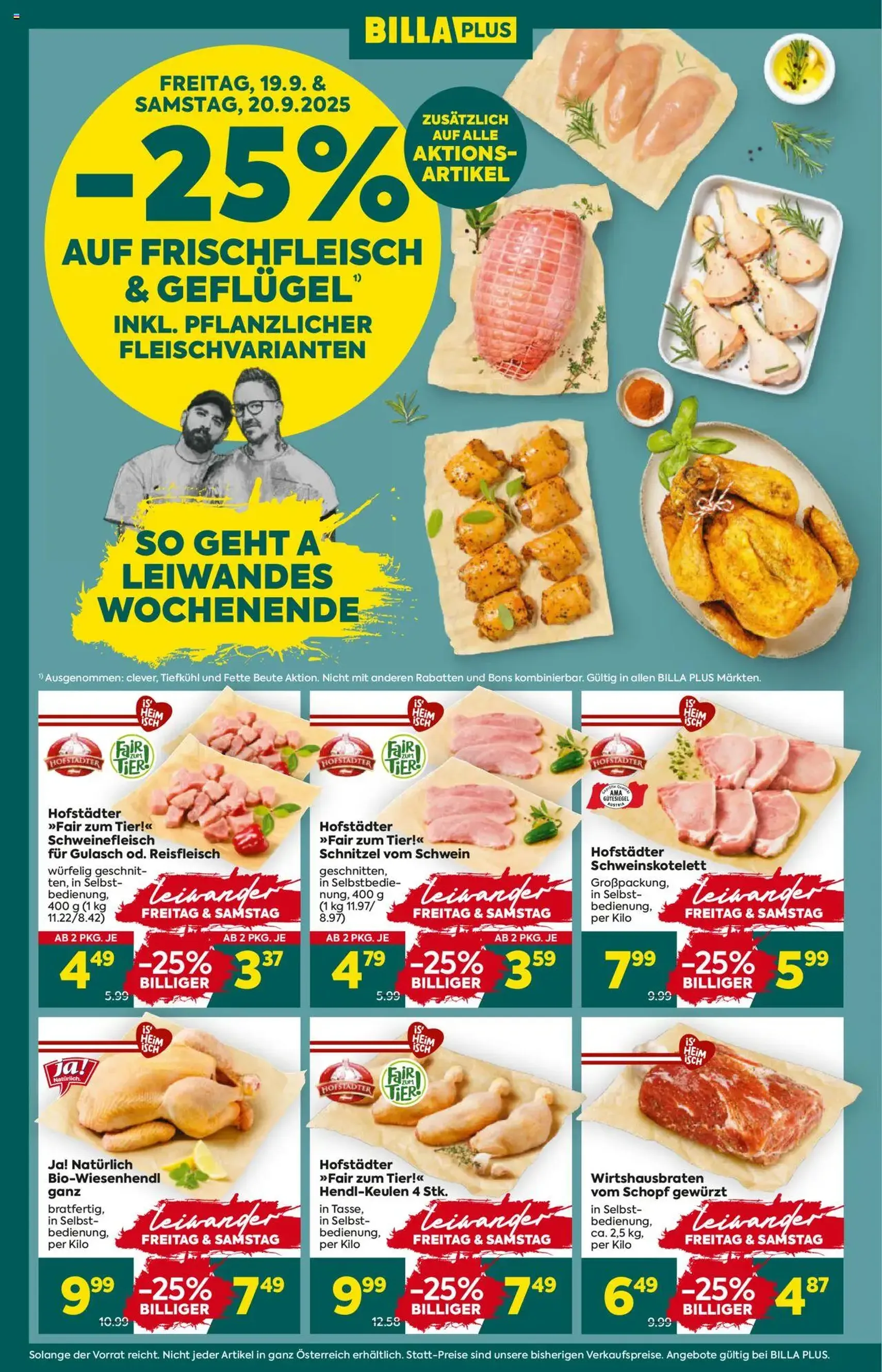 Billa Plus Flugblatt - Gültiger Prospekt ab 18.09.2025, Seite 2 von insgesamt 16