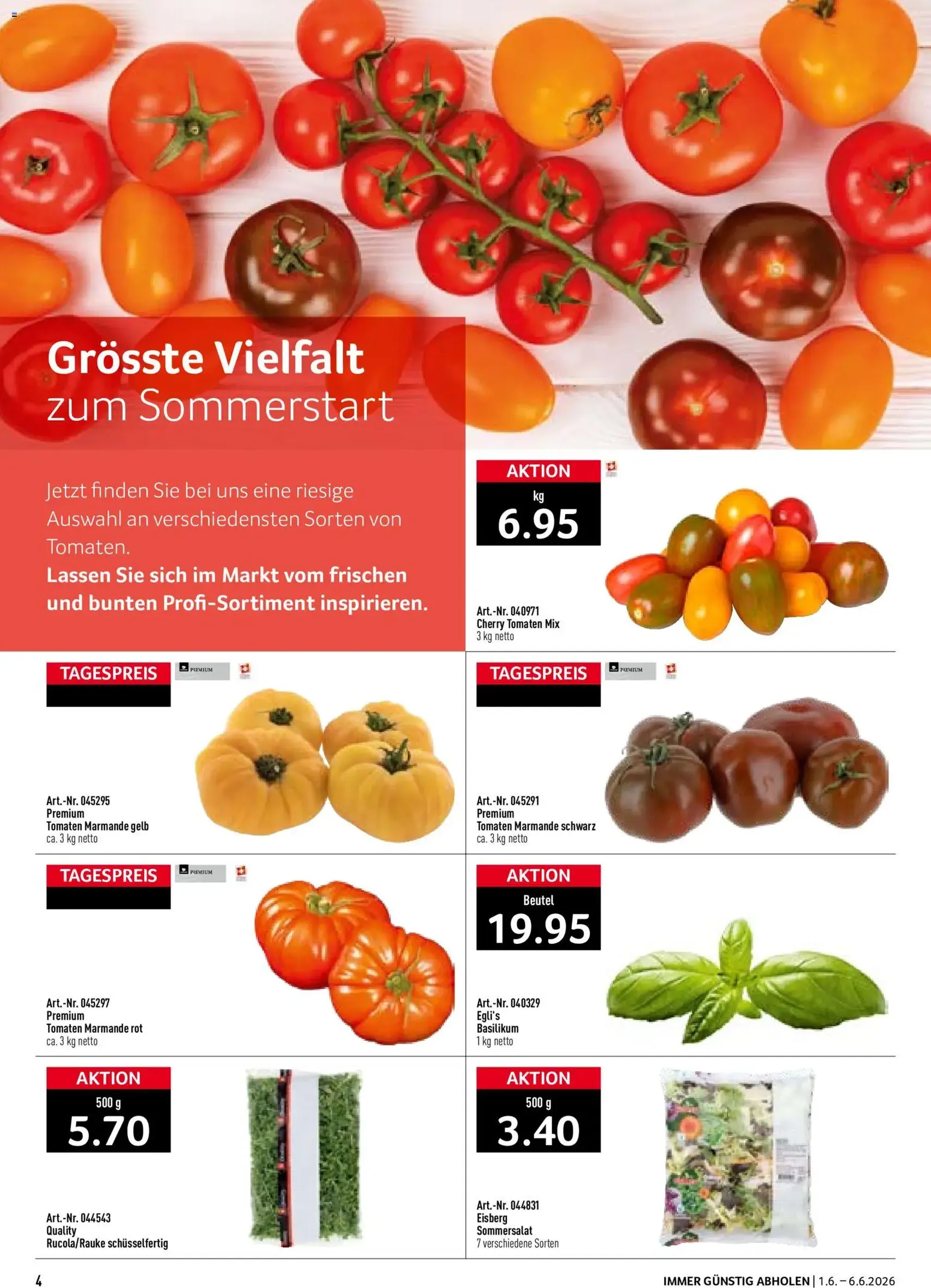 Prodega aktionen - Gültiger Prospekt ab 01.06.2026, Seite 4 von insgesamt 39