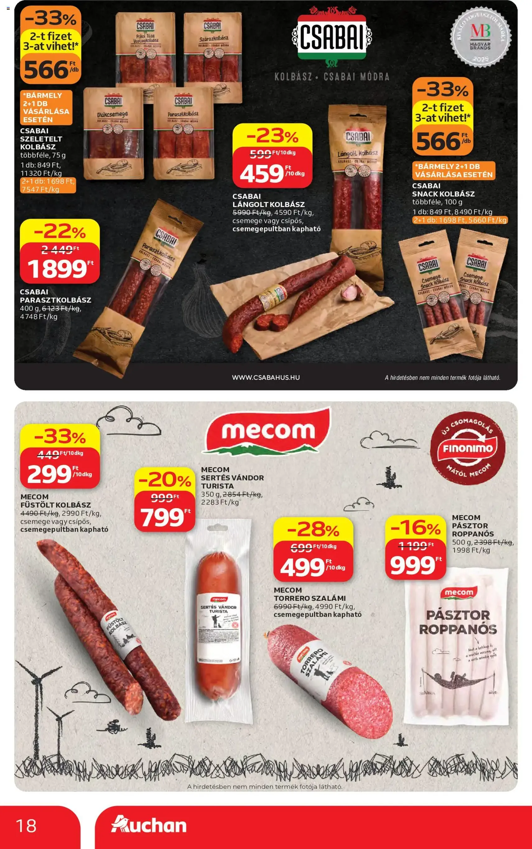 Auchan akciós újság - 2026.05.14. érvényes szórólap 18 oldal 58 oldalból