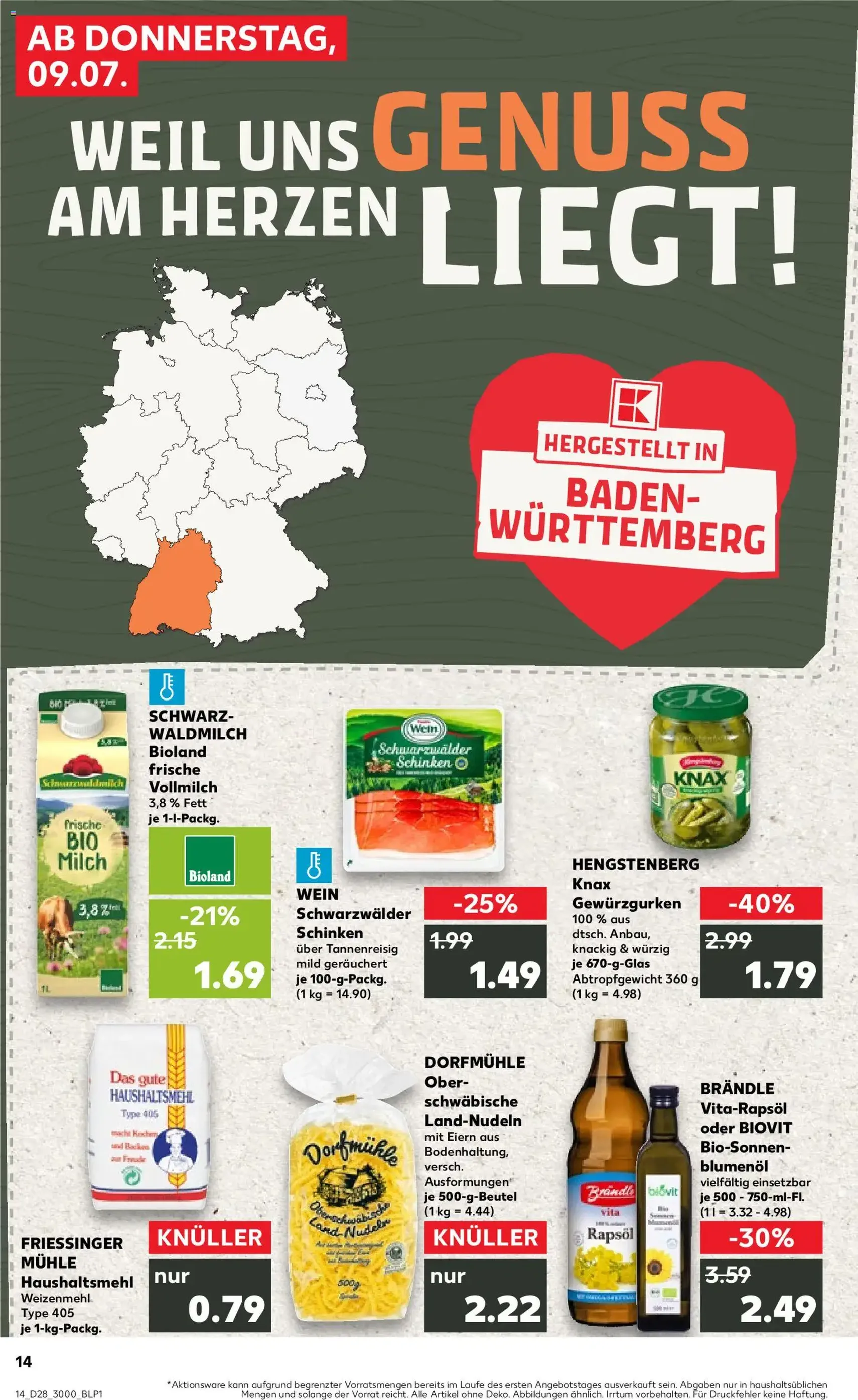 Kaufland DE -DE Folder - geldige folder vanaf 09-07-2026 pagina 14 van 52