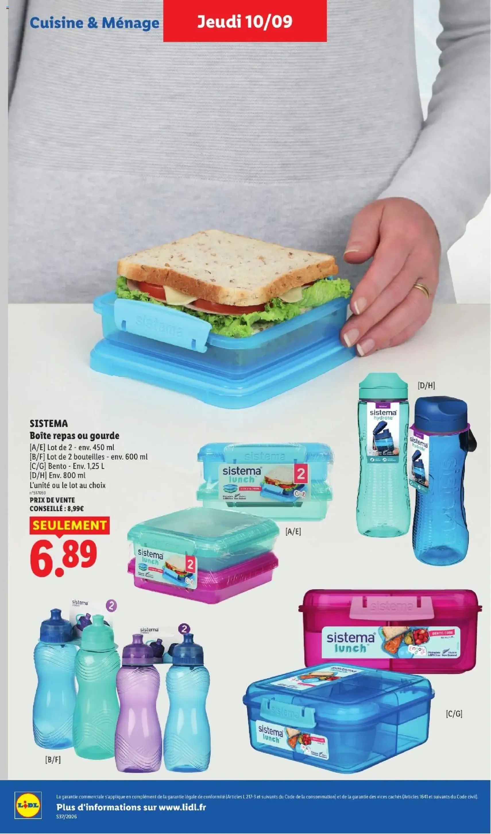 LIDL catalogue - brochure valable à partir du 10/09/2026, page 36 sur 54