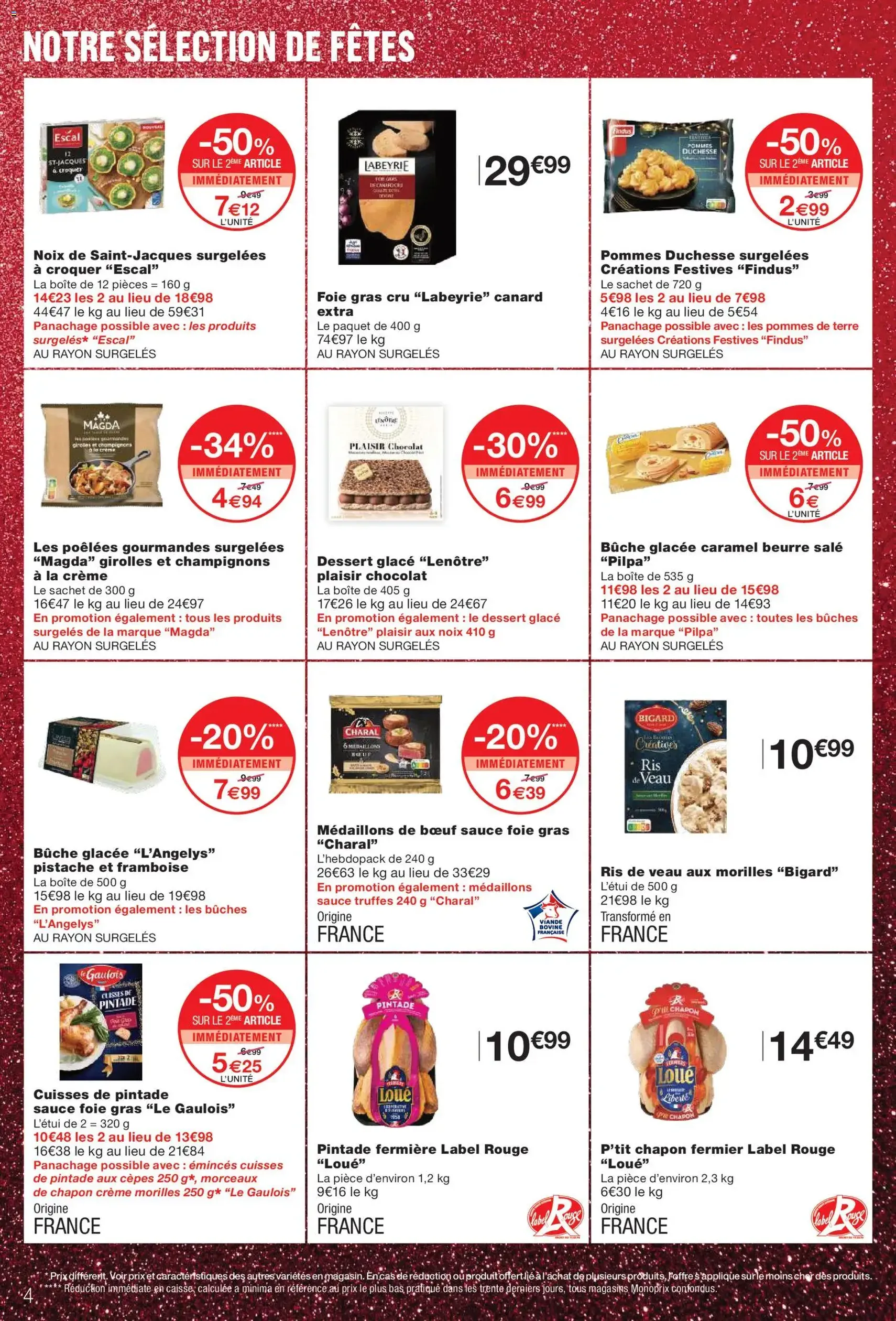 Monoprix catalogue - brochure valable à partir du 16/12/2025, page 4 sur 71