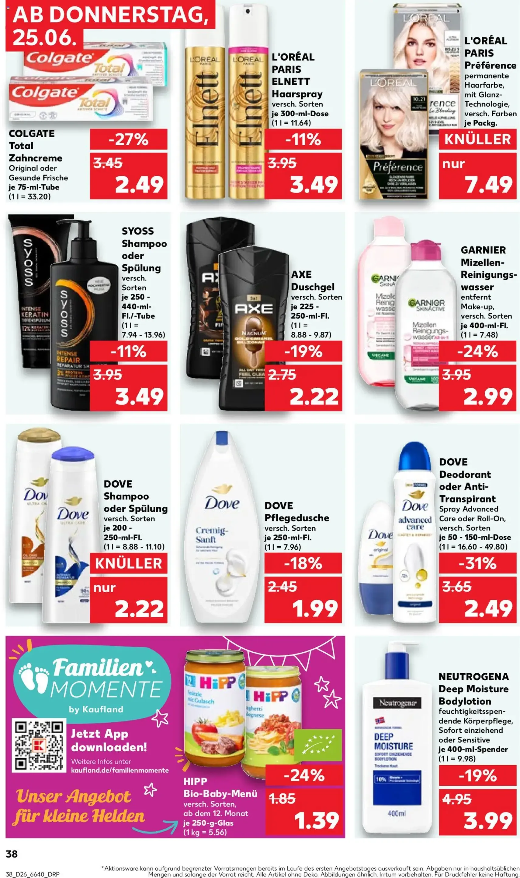 Kaufland Prospekt - Gültiger Prospekt ab 25.06.2026, Seite 38 von insgesamt 58