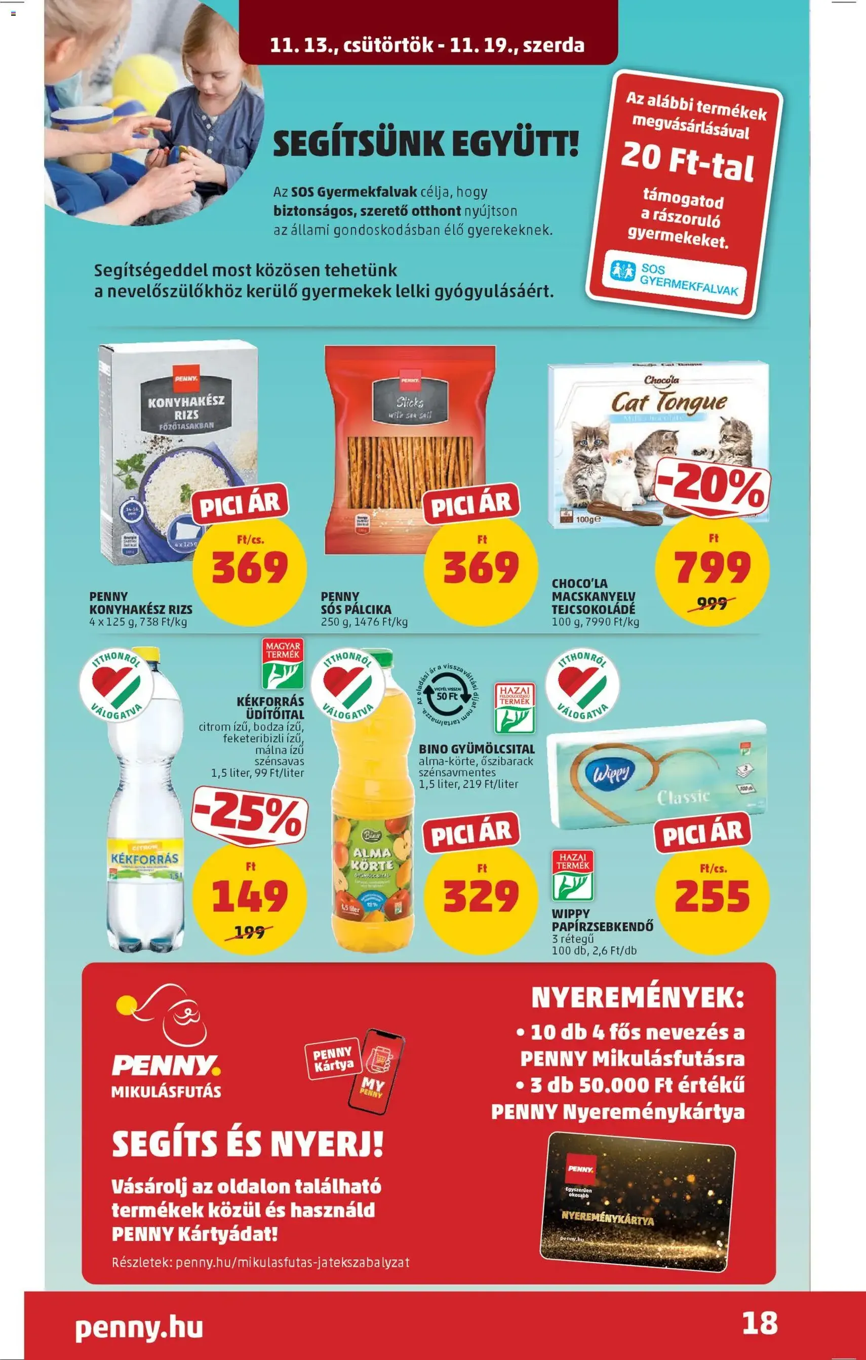 PENNY Akciós újság - 2025.11.13. érvényes szórólap 22 oldal 45 oldalból