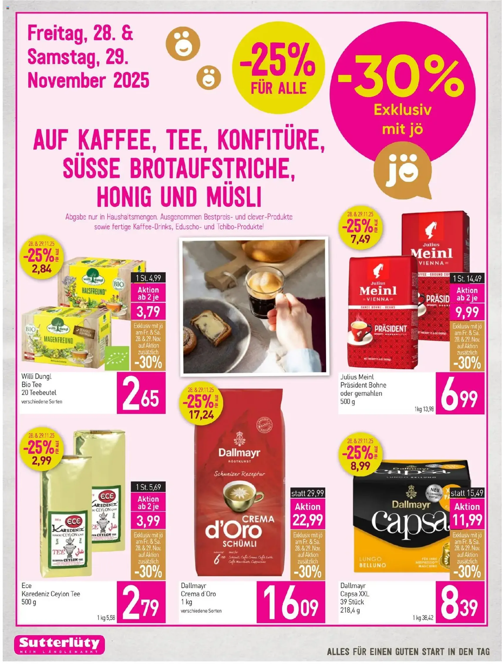 Sutterlüty Flugblatt - Gültiger Prospekt ab 27.11.2025, Seite 2 von insgesamt 24