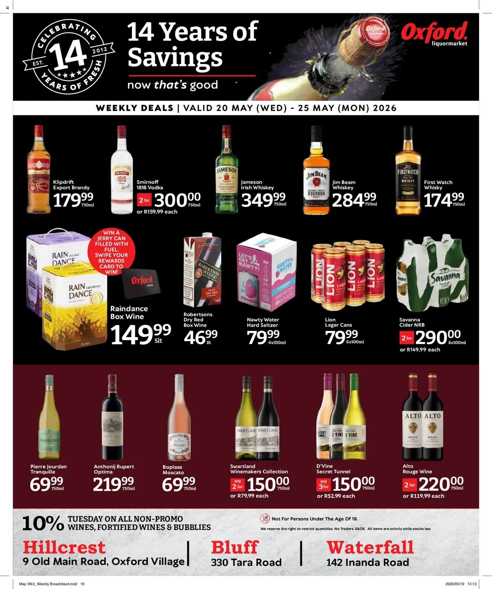Oxford Freshmarket Specials - valid flyer from 20/05/2026, page 16 of 16